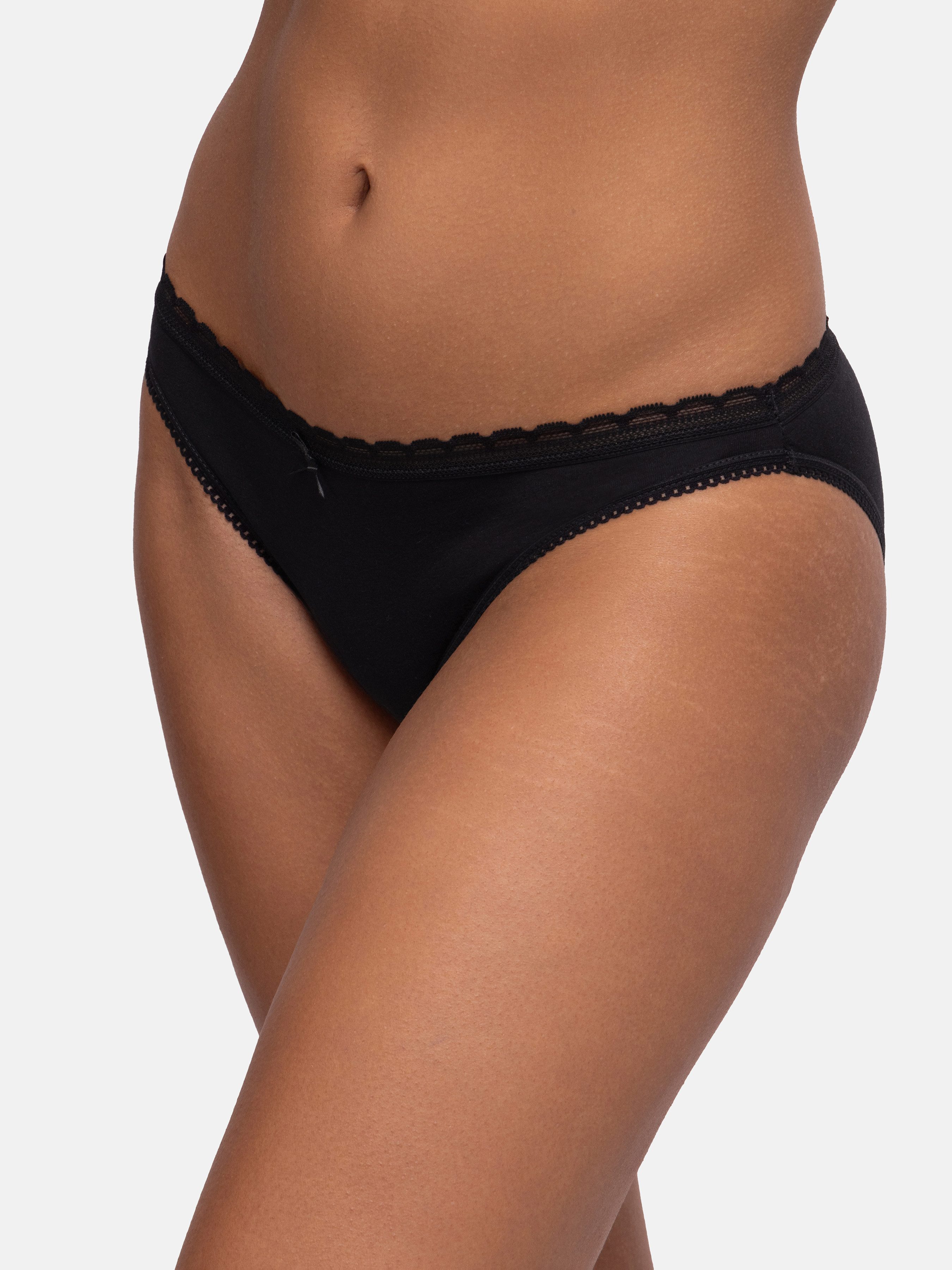 Dorina Slip Naomi (3er Pack) mit zarter Spitze verziert