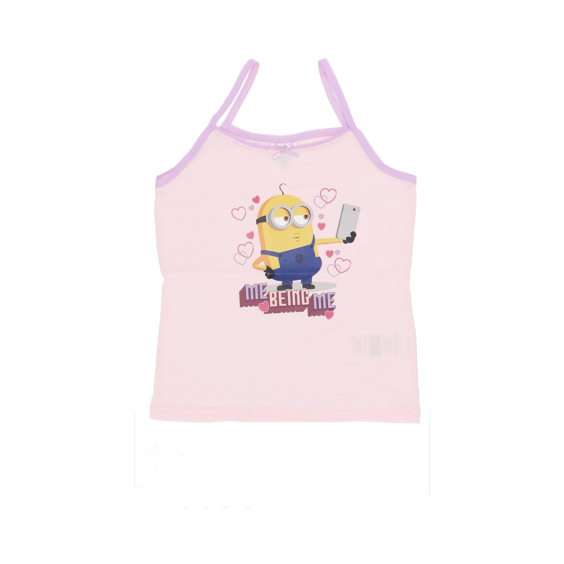 Minions Tanktop Shirts im 2er-Pack aus Baumwolle – Perfekte Oberteile für Mädchen (2-tlg)
