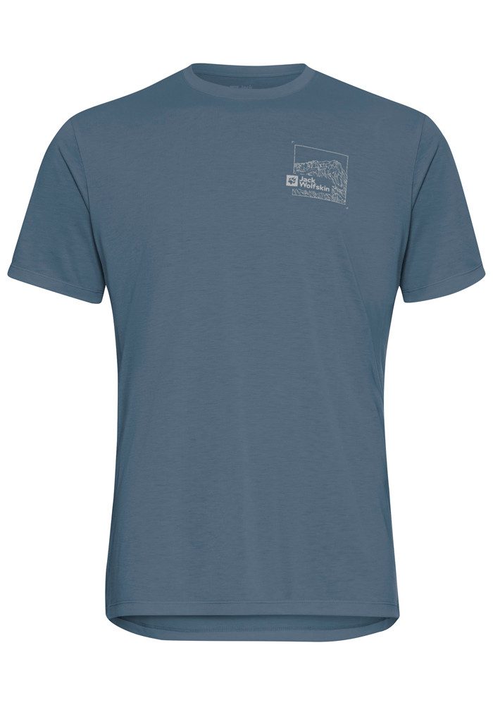 Jack Wolfskin T-Shirt VONNAN GRAPHIC T M – Bild 5 von 5