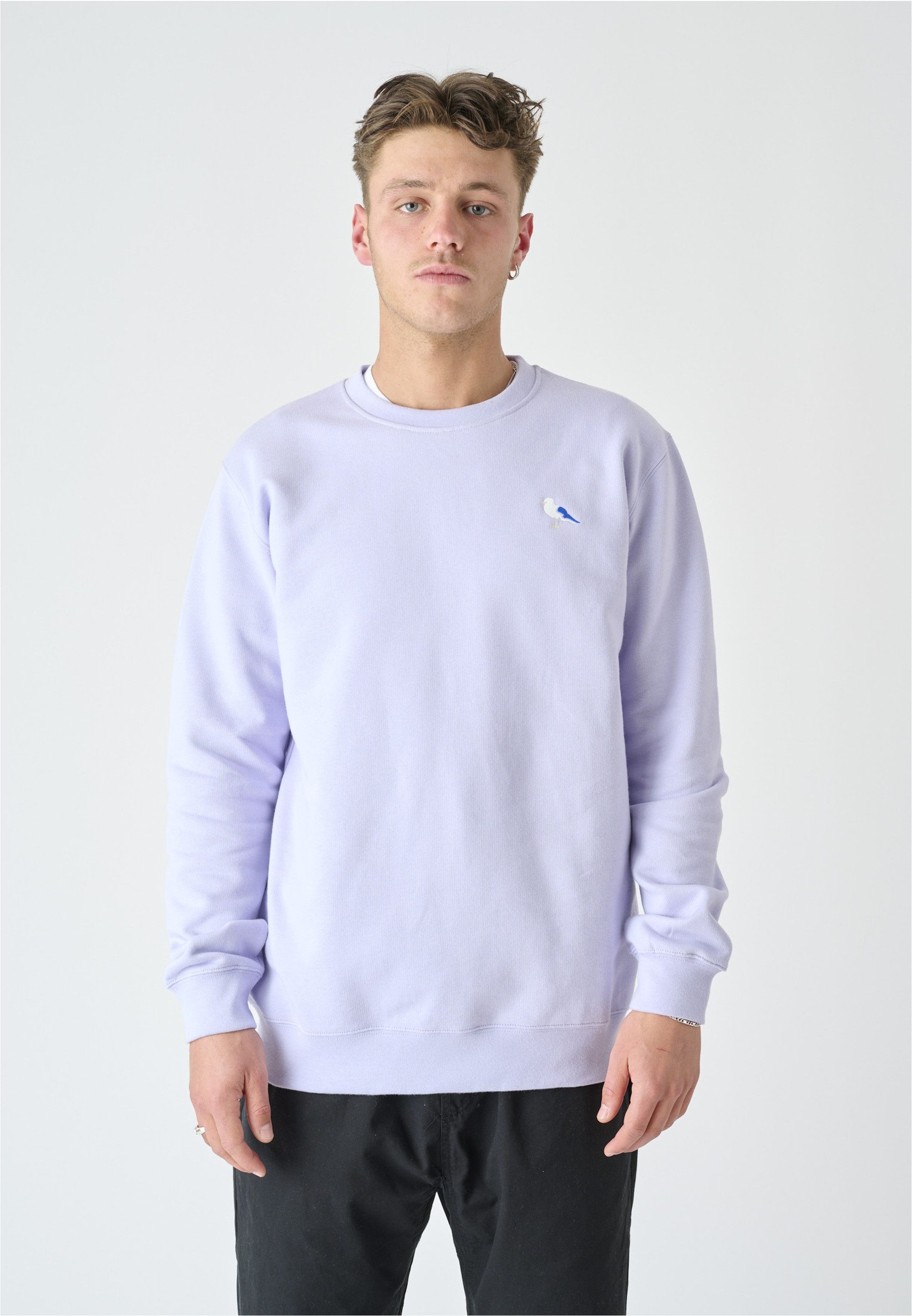 Cleptomanicx Sweatshirt Embro Gull mit kleiner günstig online kaufen