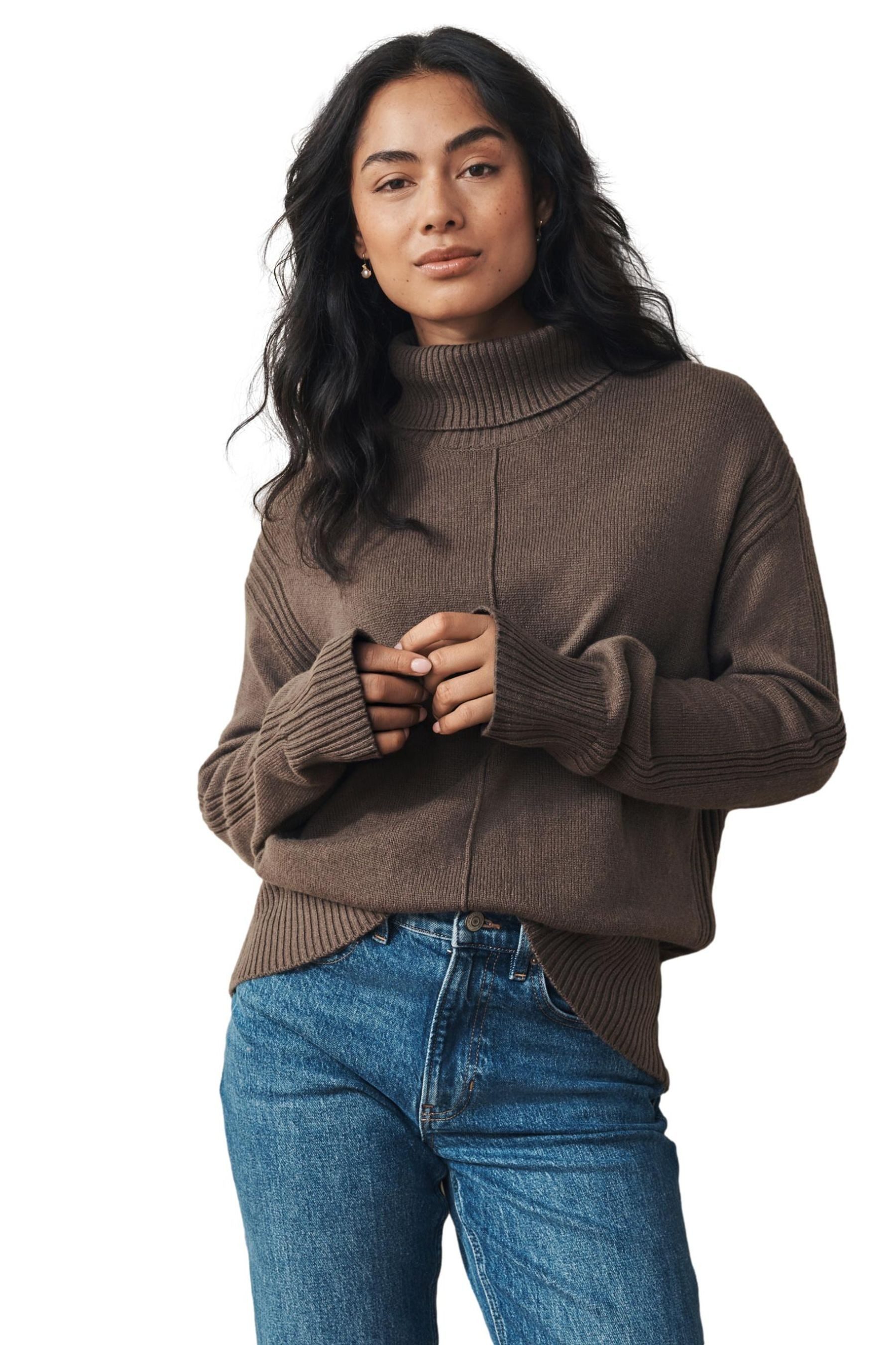 Strickpullover Laura Ashley Rolli aus Merinowolle und Kaschmir