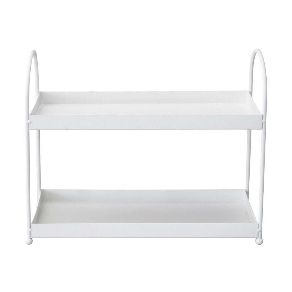 Grafelstein Etagere Etagere KITCHEN weiß aus Metall schmale Metalletagere Gewürzregal Bada, Metall, (kein, einzeln) – Bild 2 von 3