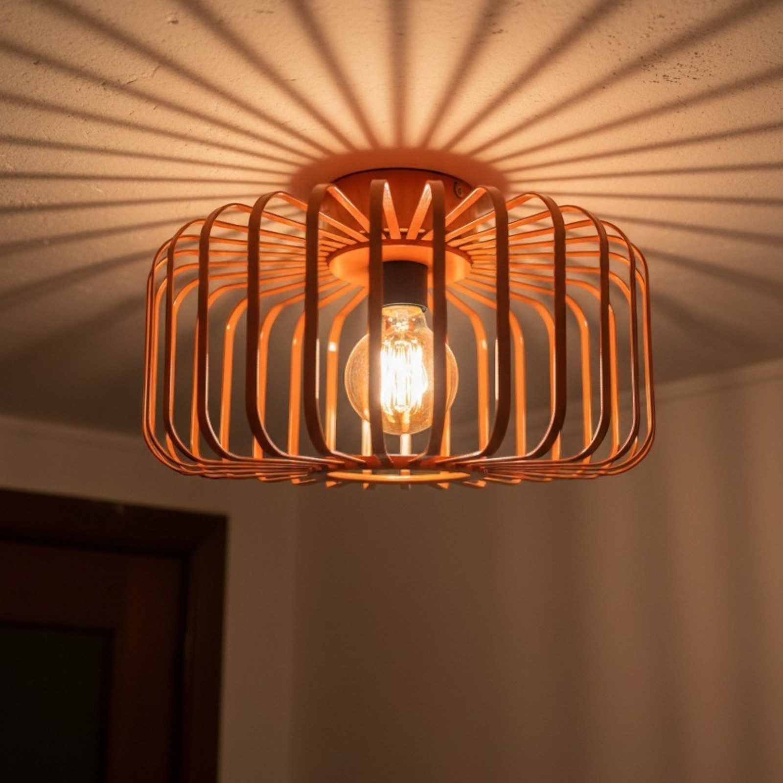 Bamyum Deckenleuchte Bamyum Deckenleuchte Vertigo Cage Metall Modern Lampe, ohne Leuchtmittel
