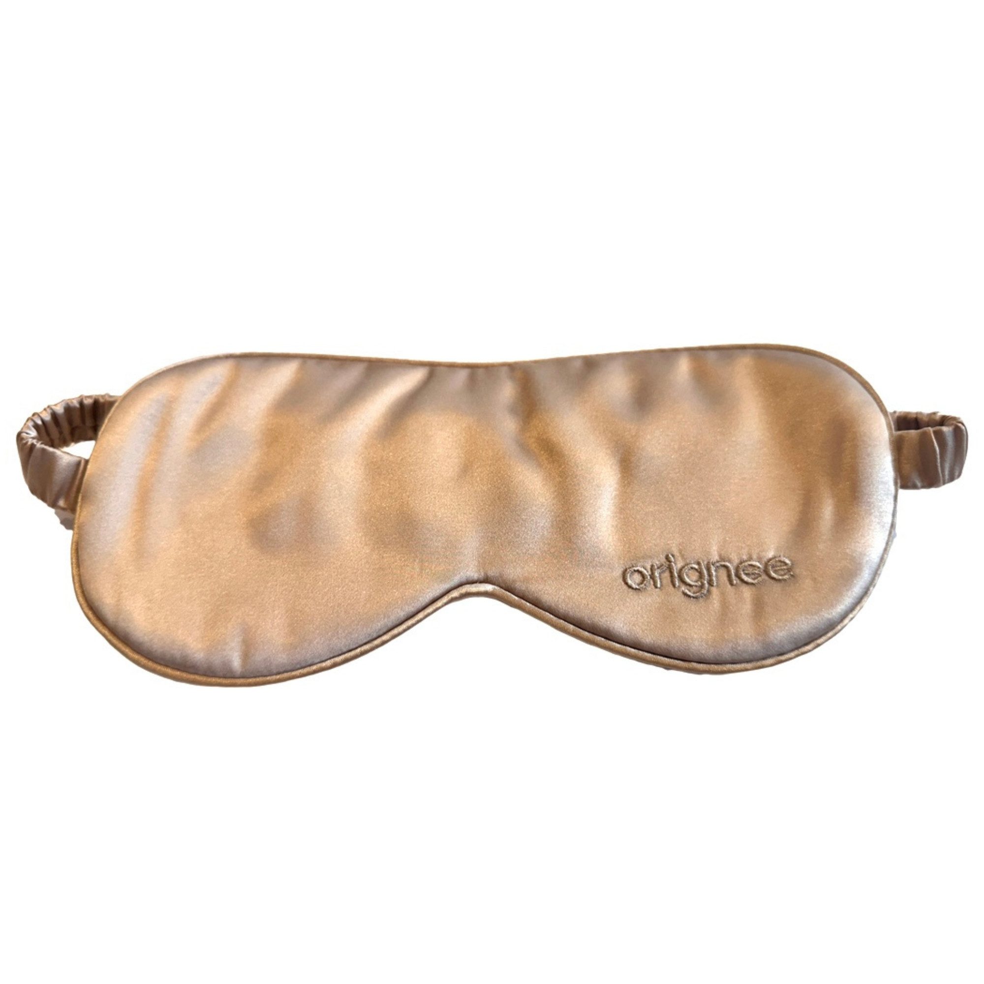 orignee Schlafmaske 100% Seiden Schlafmaske, Maulbeerseide, Hypoallergen, 1-tlg., 100% Seide, hypoallergen, schonend für die Augen