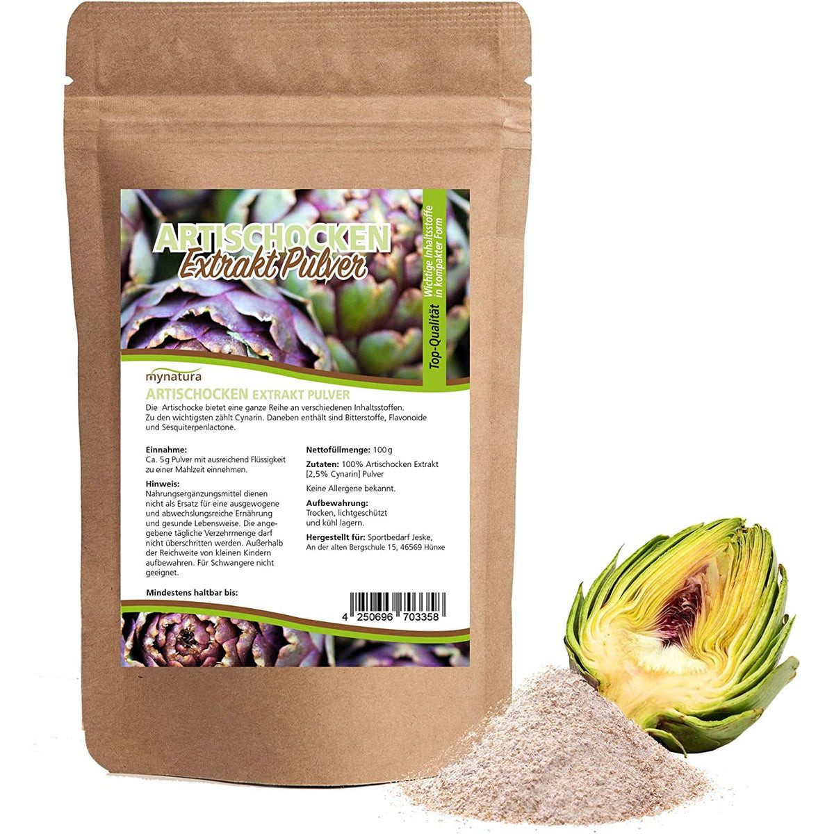 Mynatura Mynatura Artischocken Extrakt Pulver Pulver, 1 er 100 g