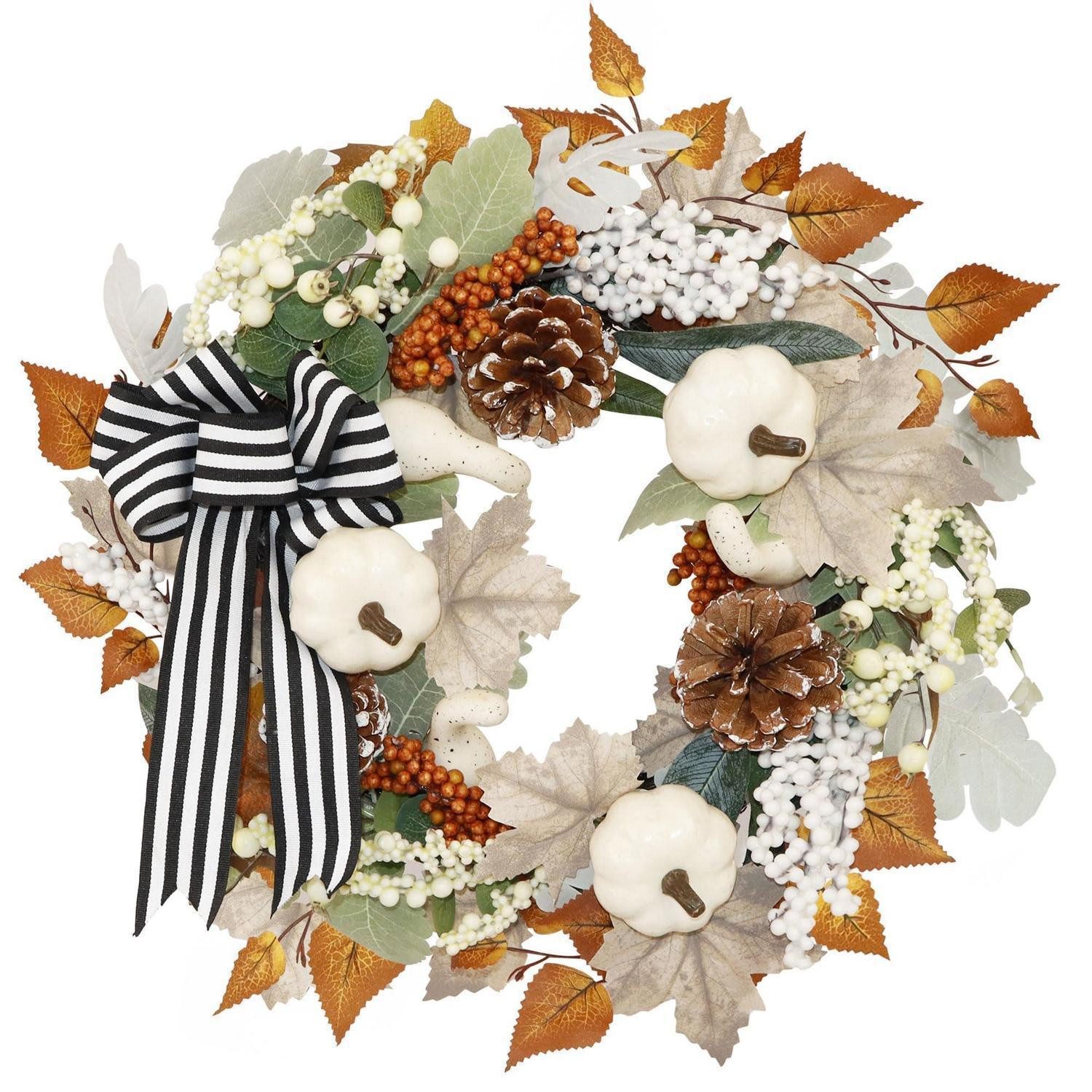 LuxusKollektion Dekokranz Kranz Herbst Ahornblatt 50cm