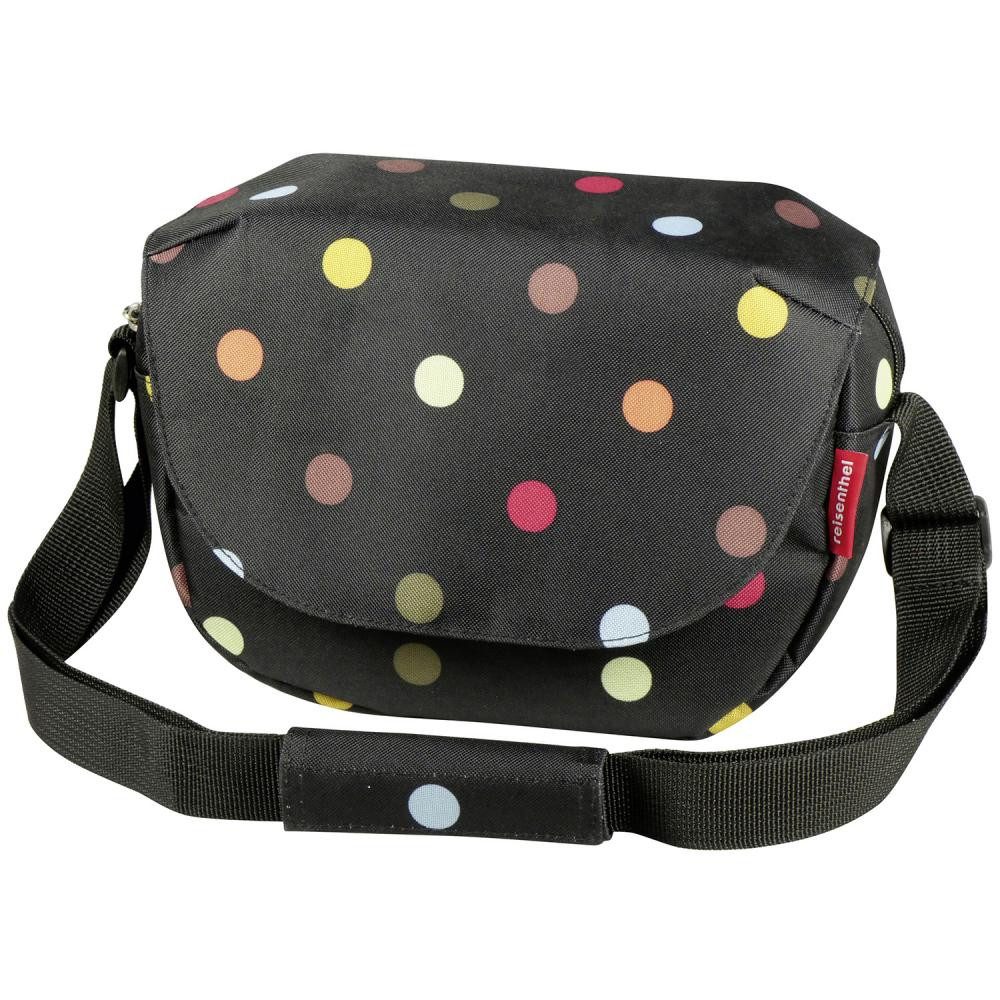 KlickFix Fahrradtasche KlickFix Schultertasche Fun Bag dots Größe 25x19x8cm ohne Lenkeradapte