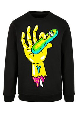 F4NT4STIC Sweatshirt Rick und Morty Pickle Hand Print