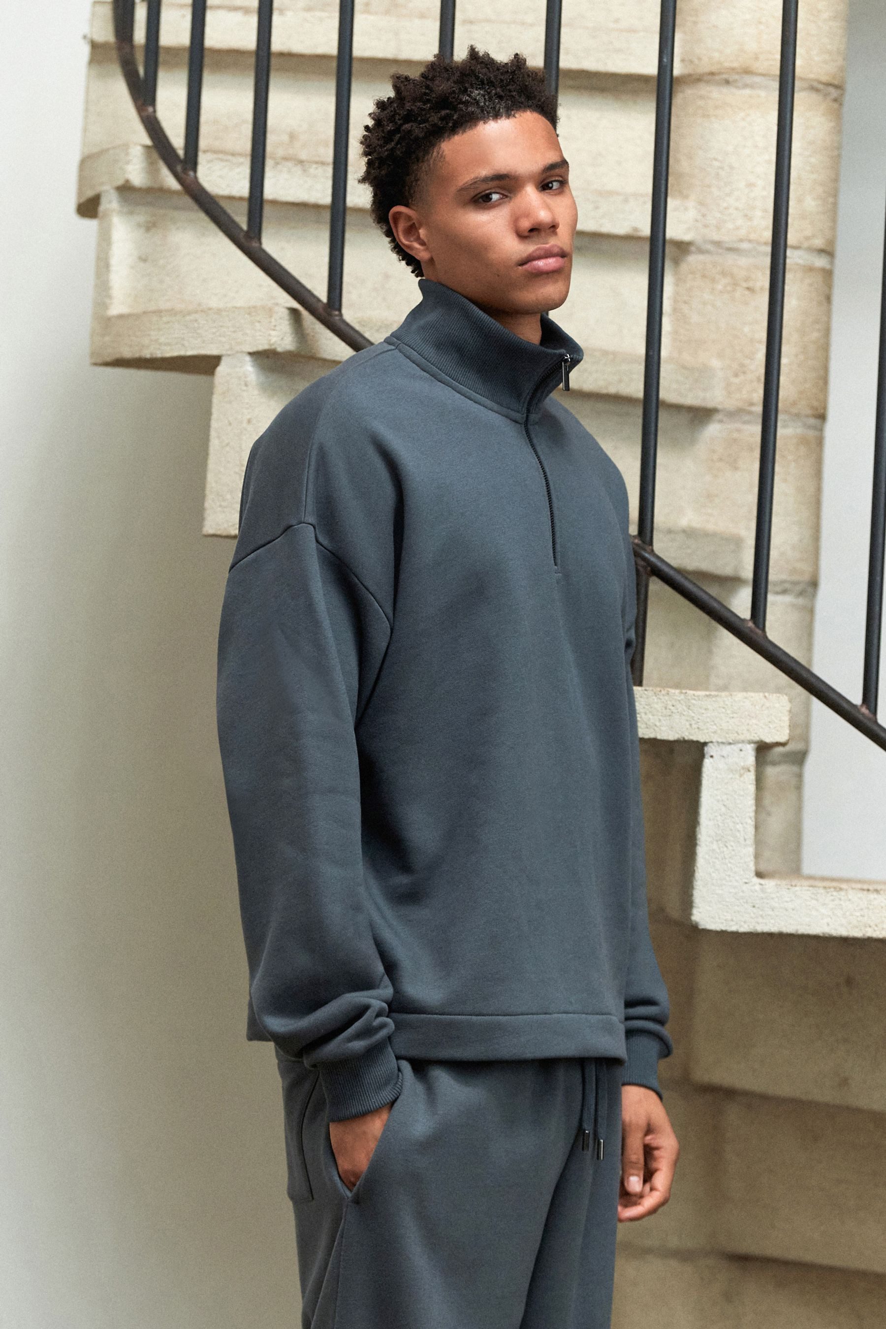 Next Sweater EDIT Troyer-Sweatshirt (1-tlg)