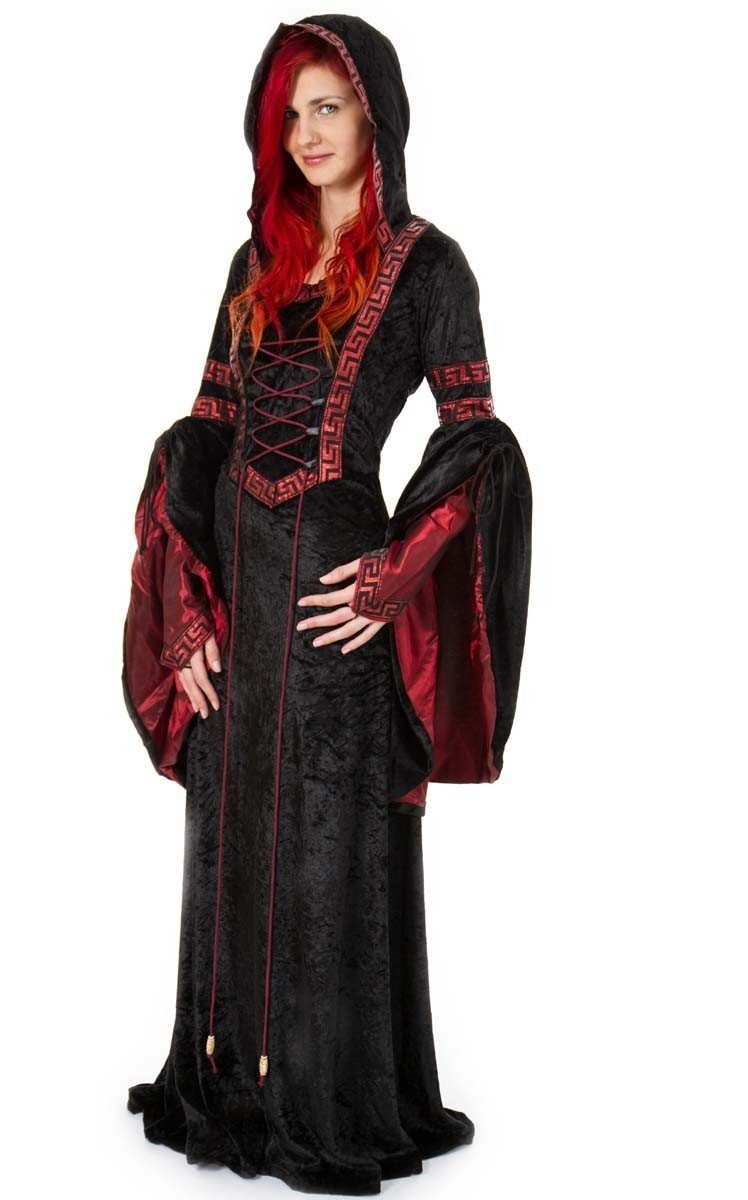 Maylynn Kostüm Mittelalter Kostüm Yandra Vampirin Hexe Gothic
