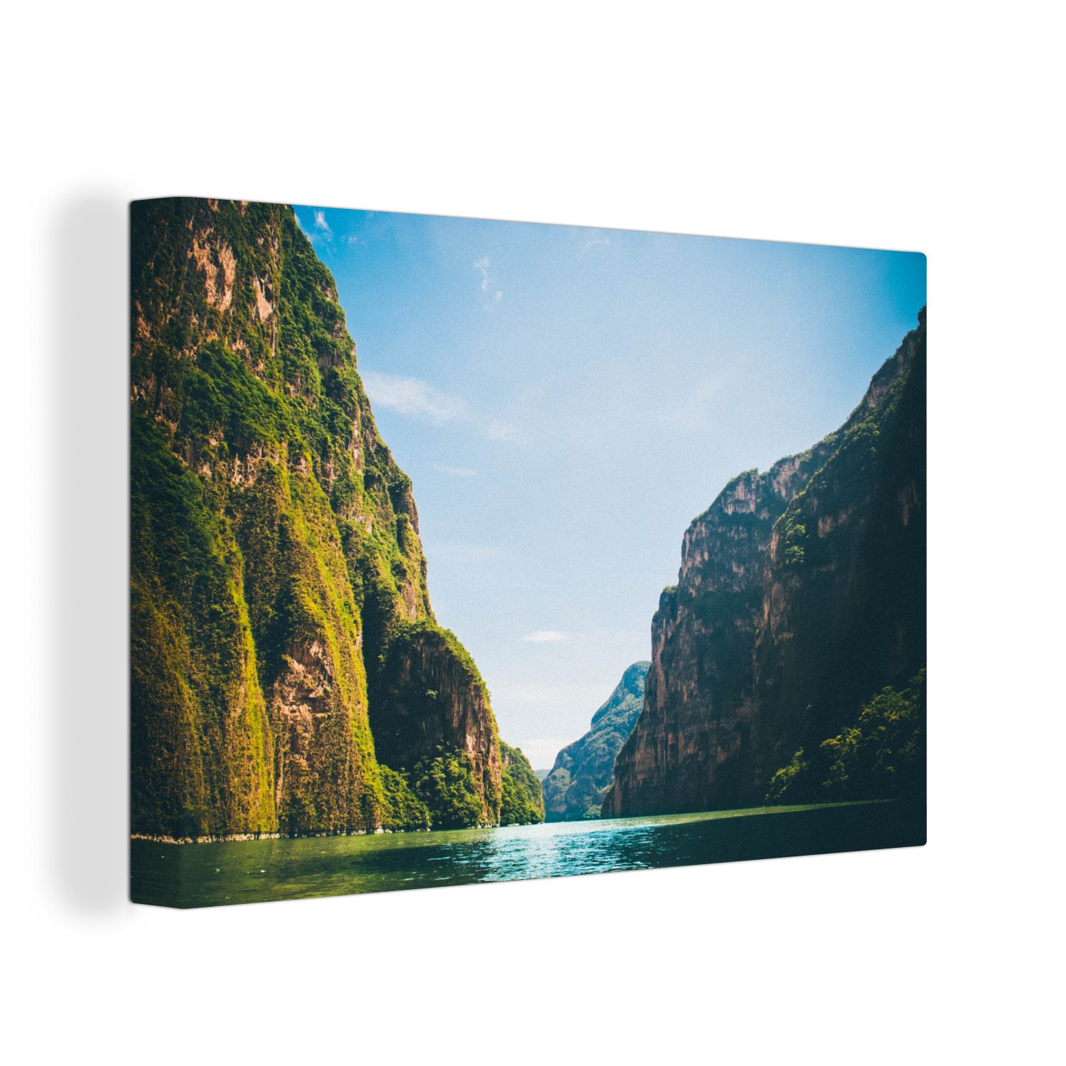 OneMillionCanvasses® Leinwandbild Sumidero-Schlucht, Mexiko, (1 St), Wandbild Leinwandbilder, Aufhängefertig, Wanddeko, 30x20 cm