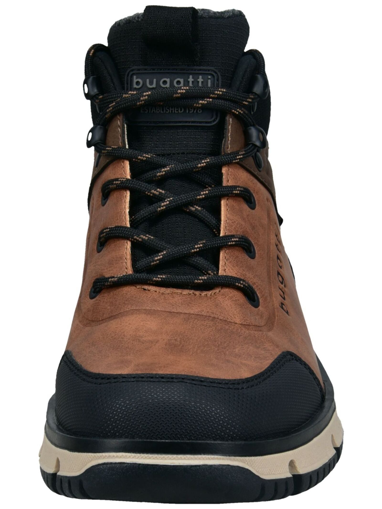 bugatti bugatti Stiefelette Lederimitat/Textil Schnürstiefelette