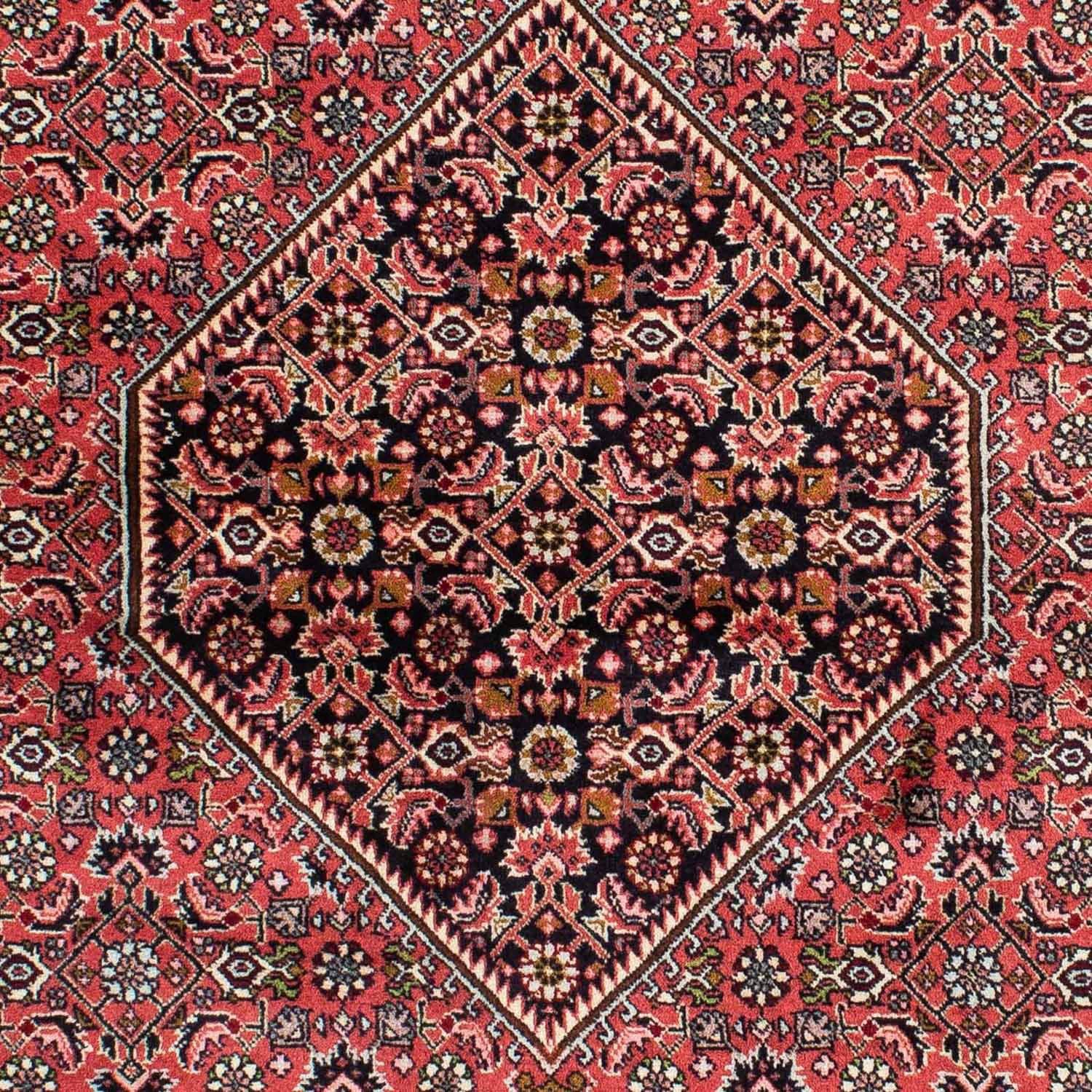 Wollteppich Bidjar - Zanjan Medaillon cm, Unikat Rosso mit 142 Zertifikat Höhe: morgenland, rechteckig, mm, 15 x 222