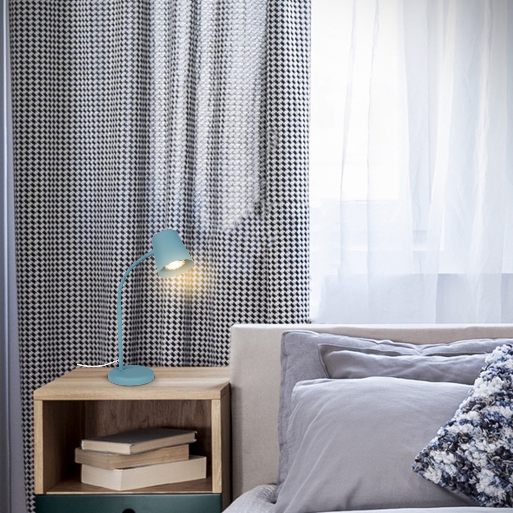Briloner Leuchten Tischleuchte LED Tischlampe Kippschalter günstig online kaufen