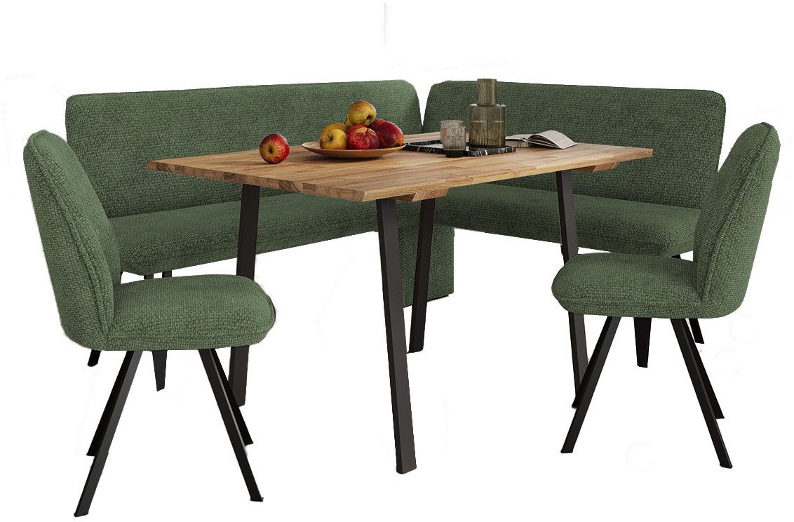 OTTO home Eckbankgruppe Mily Essecke, Sitzgruppe, Eckbankgruppe, Küchenbankgruppe, (Set, 4-tlg., 4er), BESTSELLER