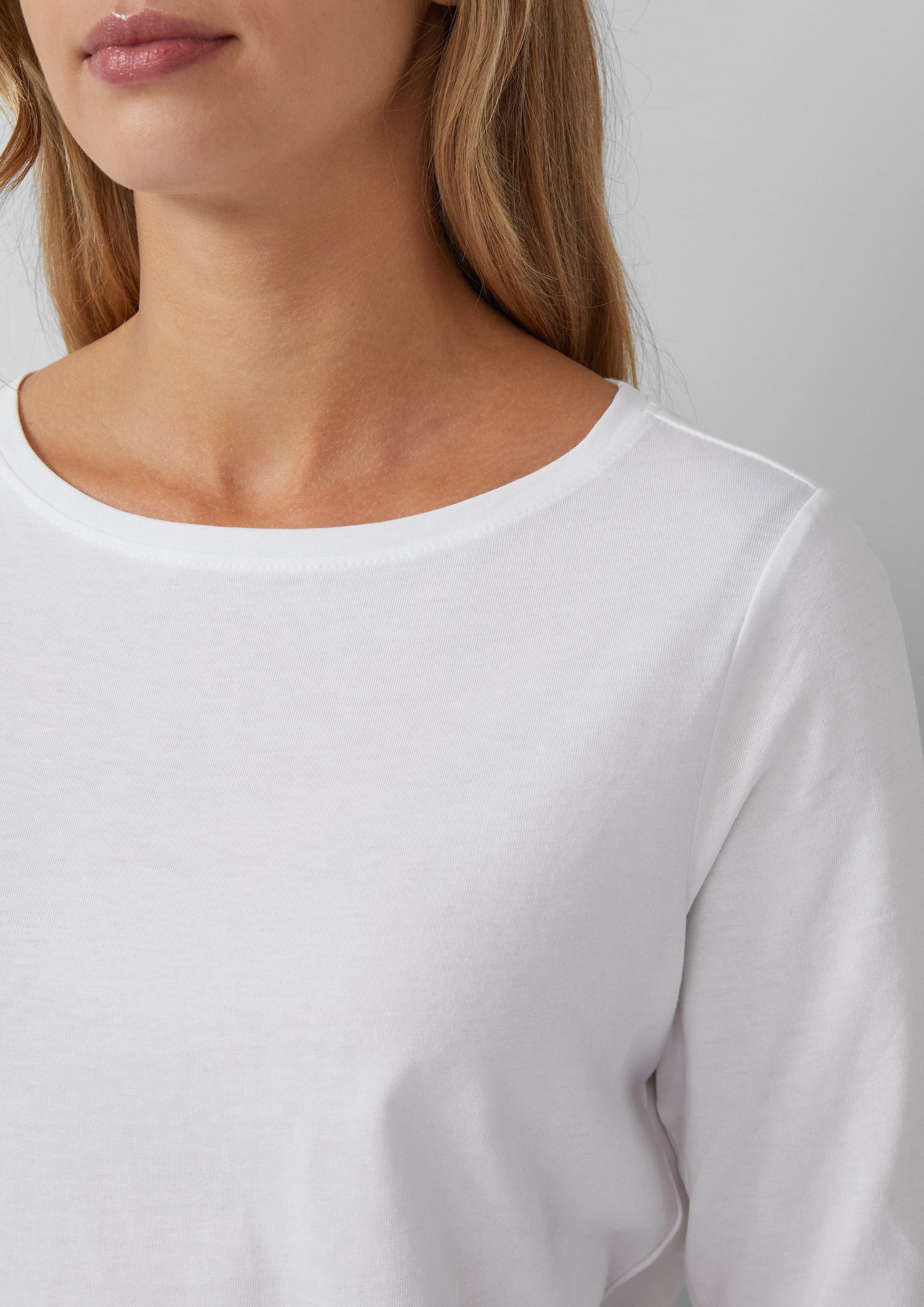 s.Oliver 3/4-Arm-Shirt T-Shirt aus Baumwolle im günstig online kaufen