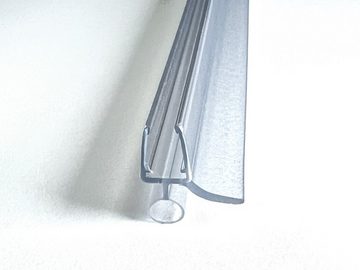 Kristhal Dusch- & Baddesign Duschdichtung Duschtürdichtung unten, mit Schlauch und Abtropfleiste, L: 100 cm, Spaltmaß ca. 13 mm