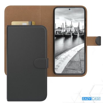 EAZY CASE Handyhülle Uni Bookstyle für Samsung Galaxy S21 5G 6,2 Zoll, Schutzhülle mit Standfunktion Kartenfach Handytasche aufklappbar Etui