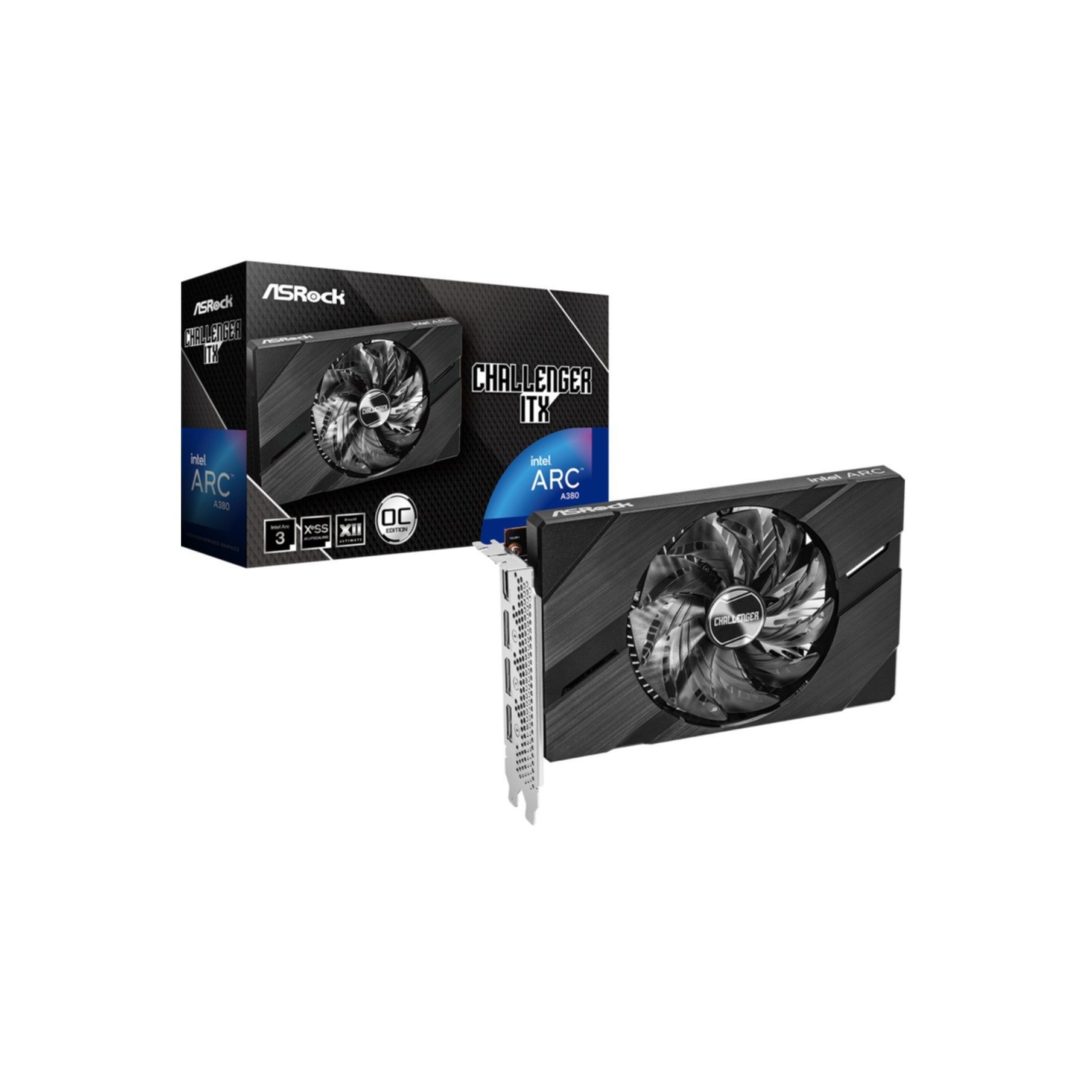 Intel Arc A380 Challenger ITX 6GB OC Grafikkarte
