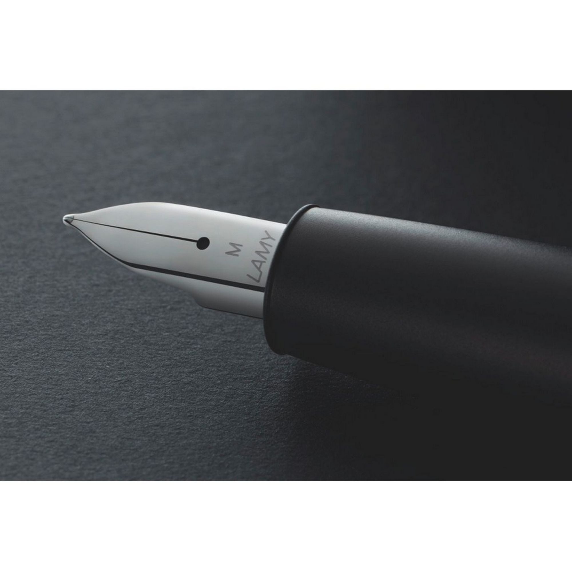 LAMY Füller LAMY aion schwarz Füller Alu Gehäuse mit Edelstahl Clip Stahlfeder in