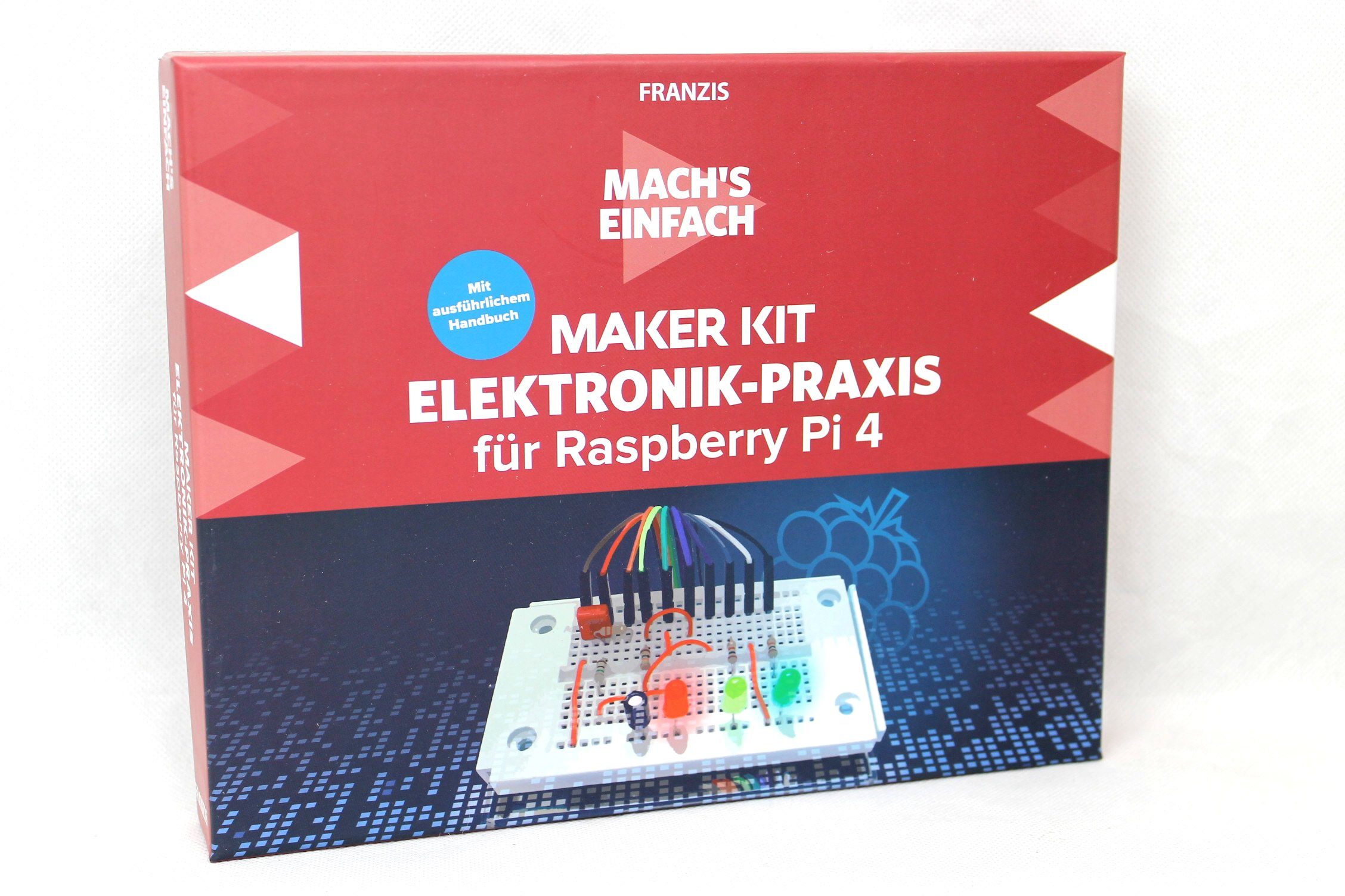 Experimentierkasten Maker Kit Elektronik-Praxis für Raspberry Pi 4 - Mach’s einfach