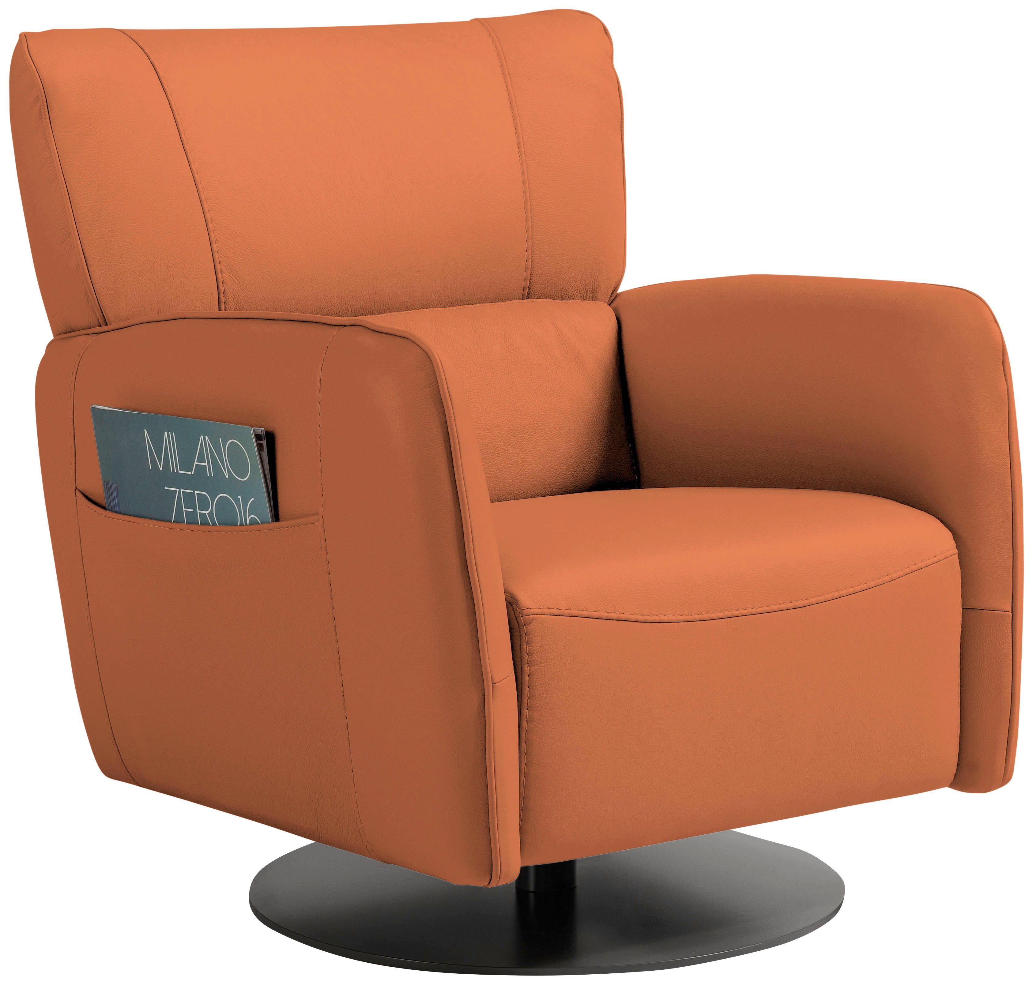 Egoitaliano Sessel Honey, inkl. seitlicher Einstecktasche, drehbar und mit Wipp-Funktion