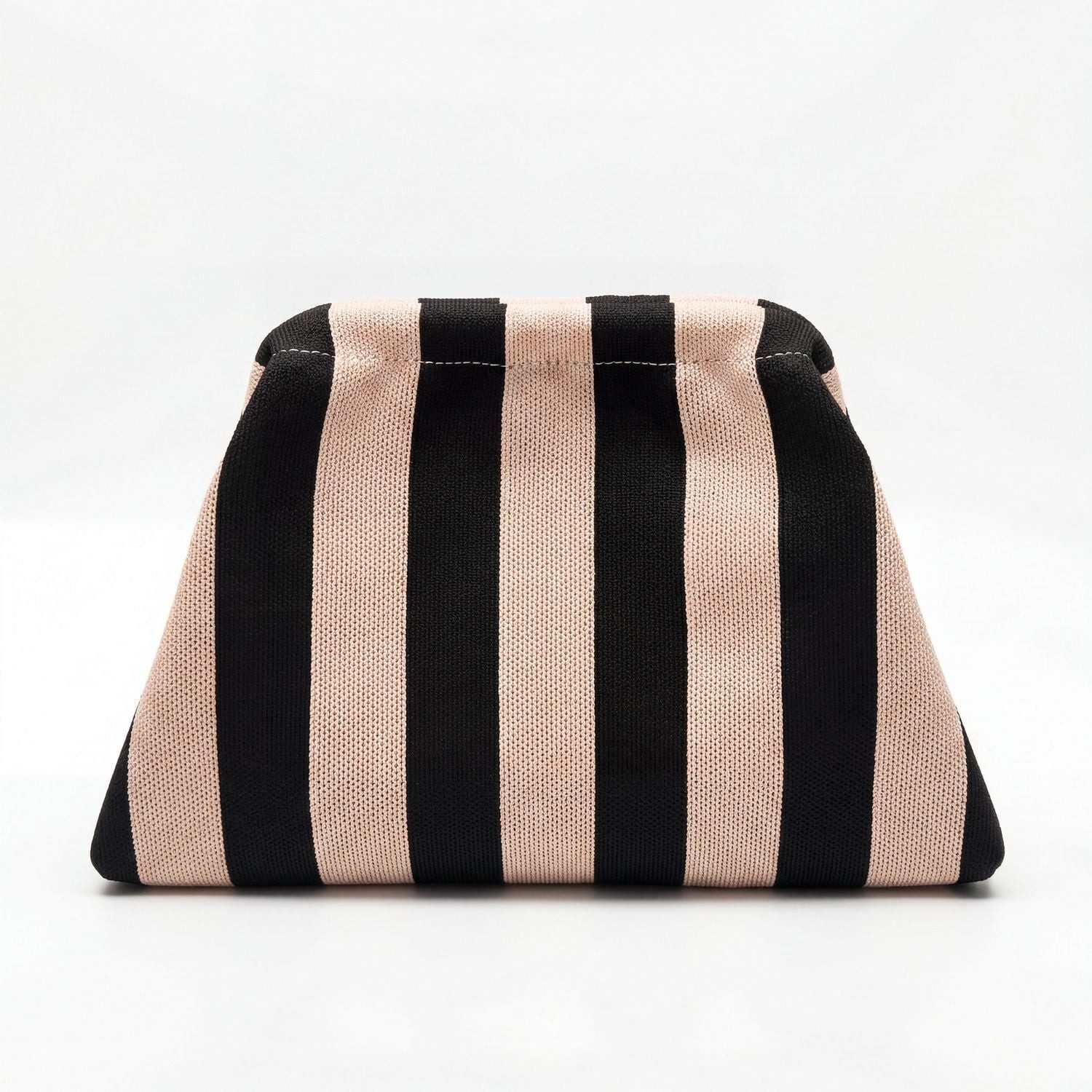 Kosmetiktasche Kosmetiktasche mit Streifen und Rahmen (sand)