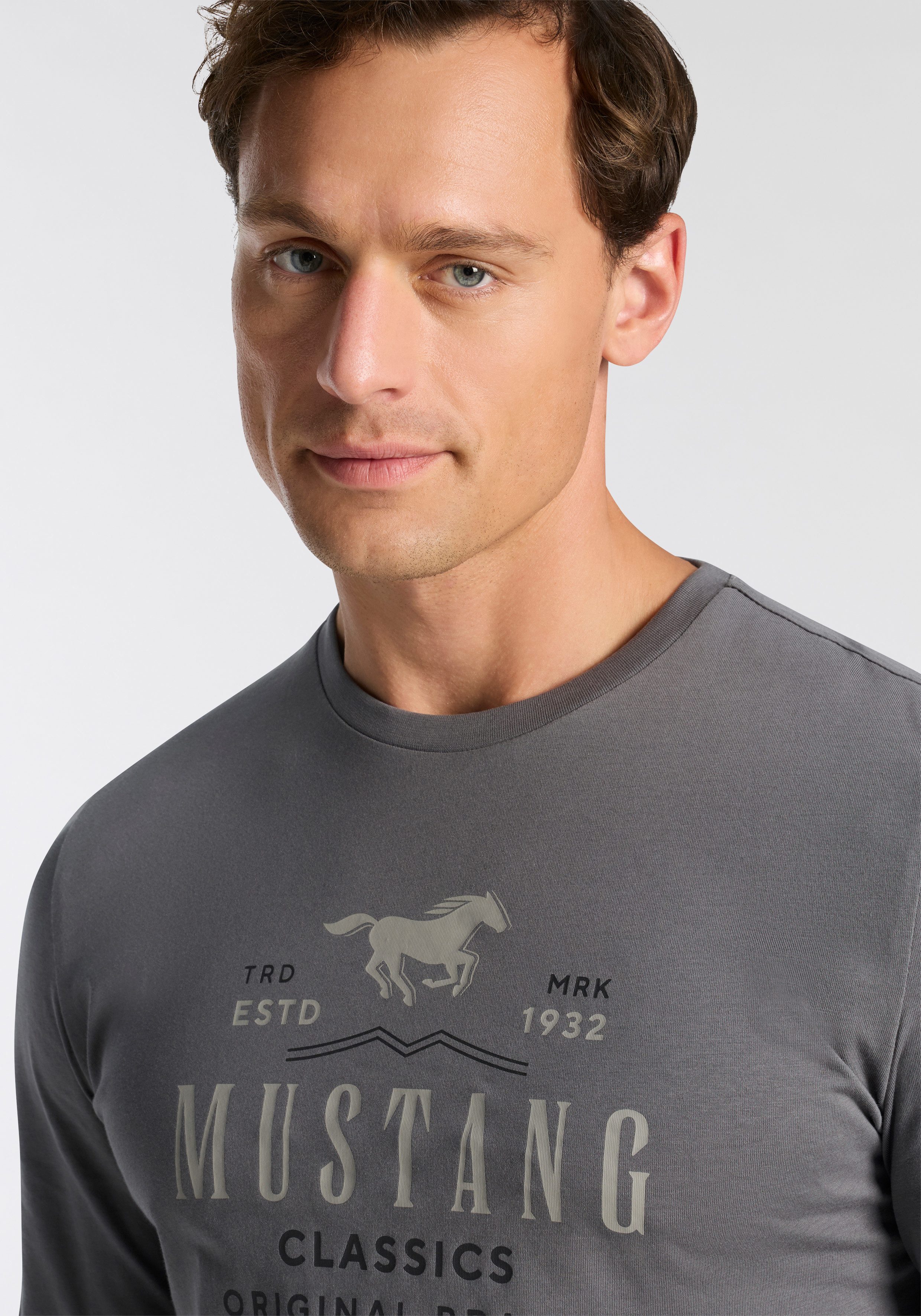 MUSTANG Langarmshirt Style Adrian