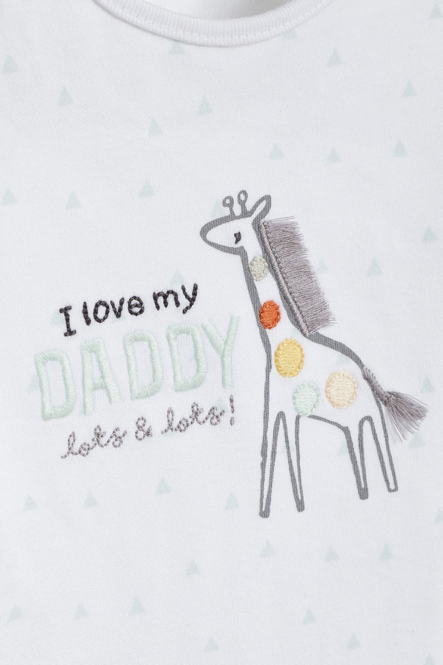 Next Kurzarmbody Family Baby (1-tlg) Daddy Body Giraffe Langärmeliger