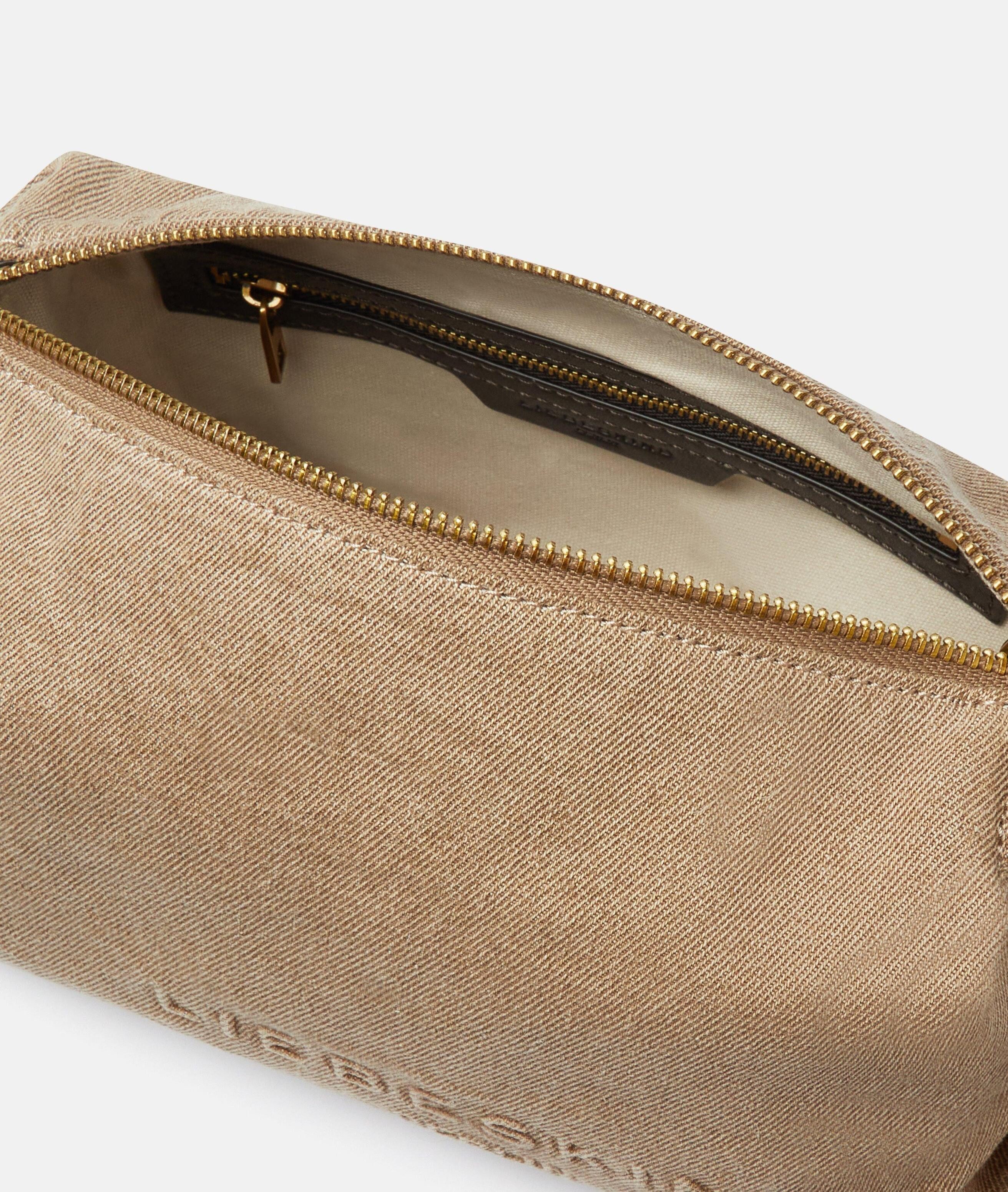 Liebeskind Berlin Umhängetasche Denim Elvira Camera-Bag S, Geräumige Umhängetasche aus Denim