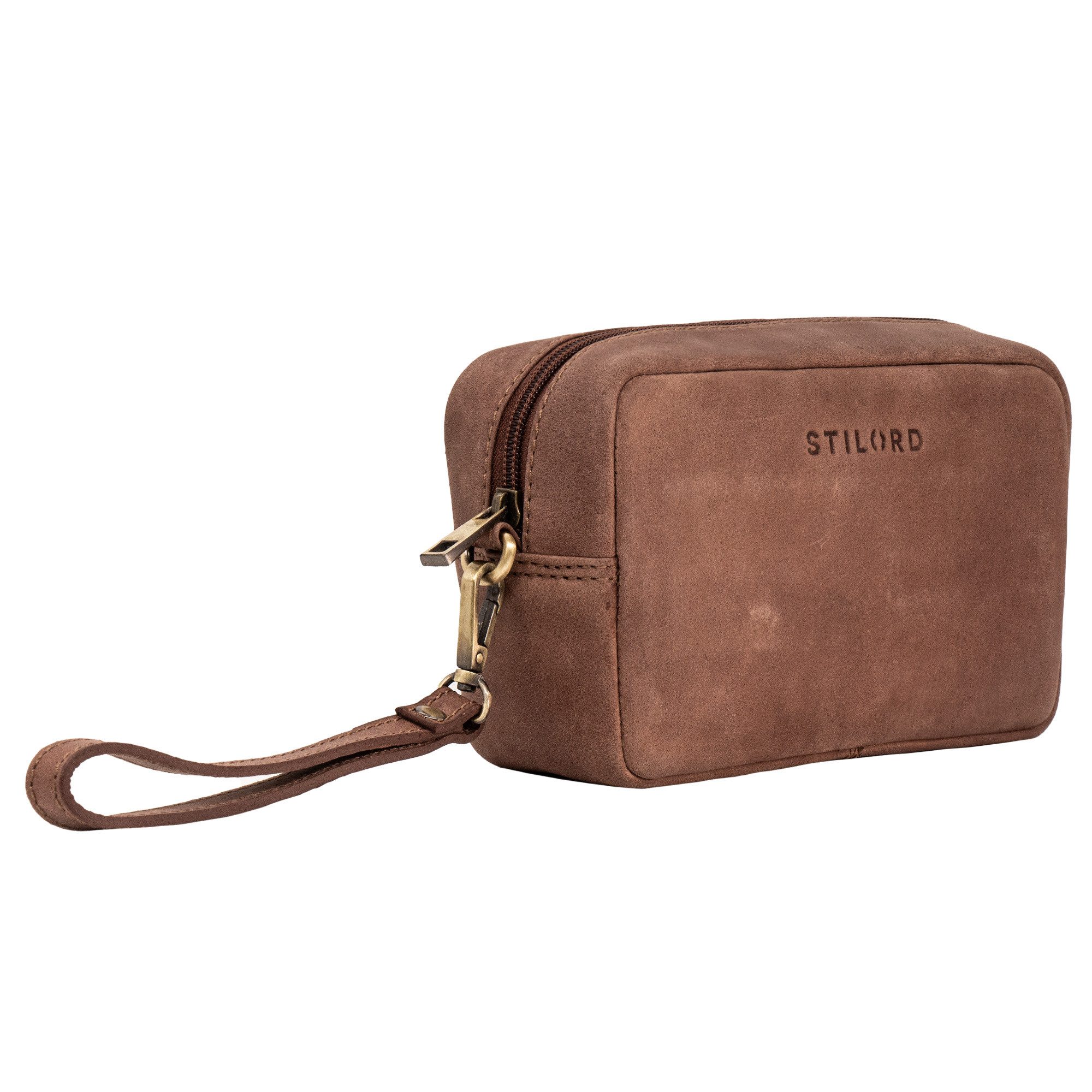 STILORD Handtasche "Larkin" Herren Hand-Gelenk-Tasche Echtleder günstig online kaufen