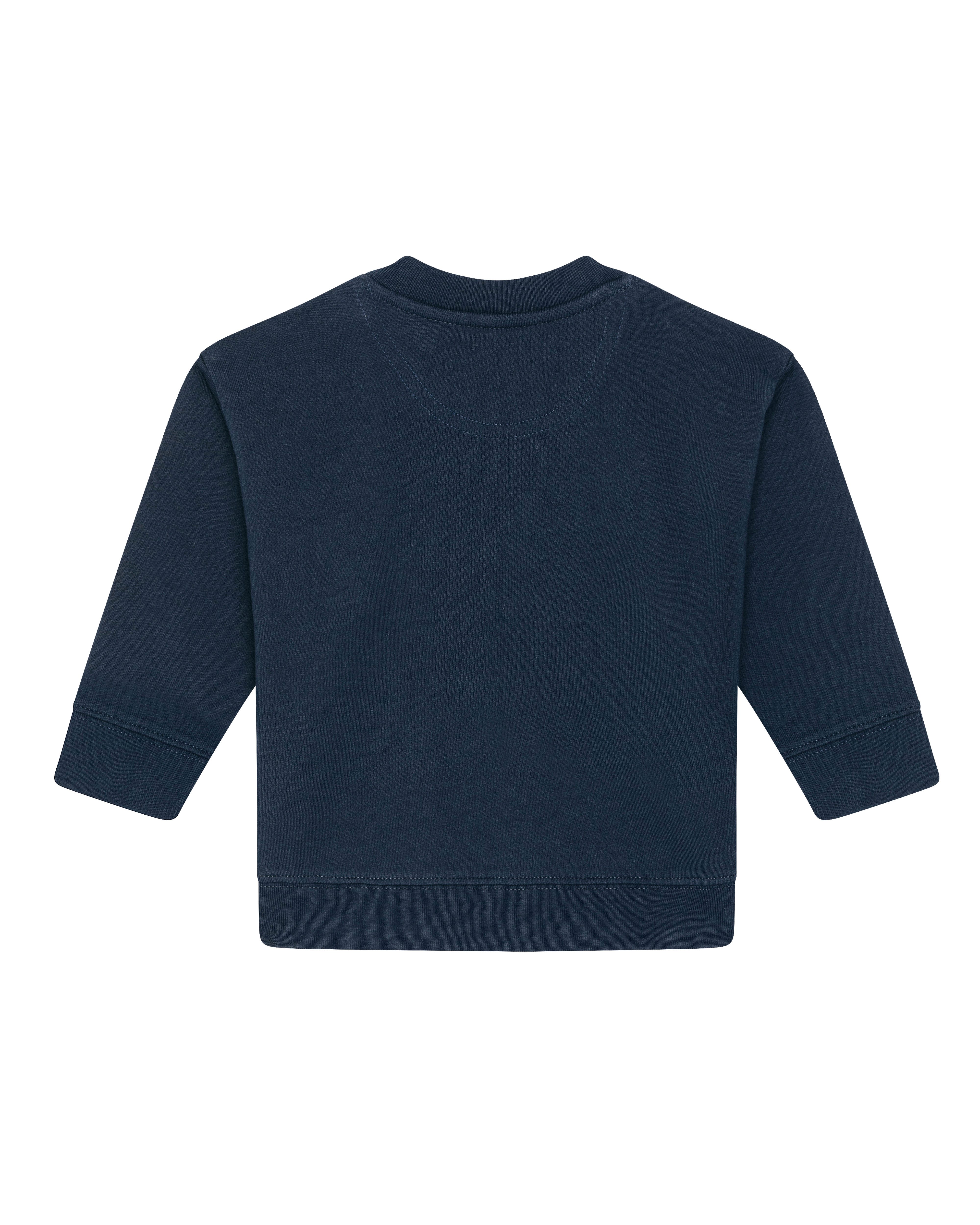 Sitztgut Sweatshirt Baby Sweatshirt aus Bio-Baumwolle (1-tlg) Schulterknopfleiste mit Druckknöpfen