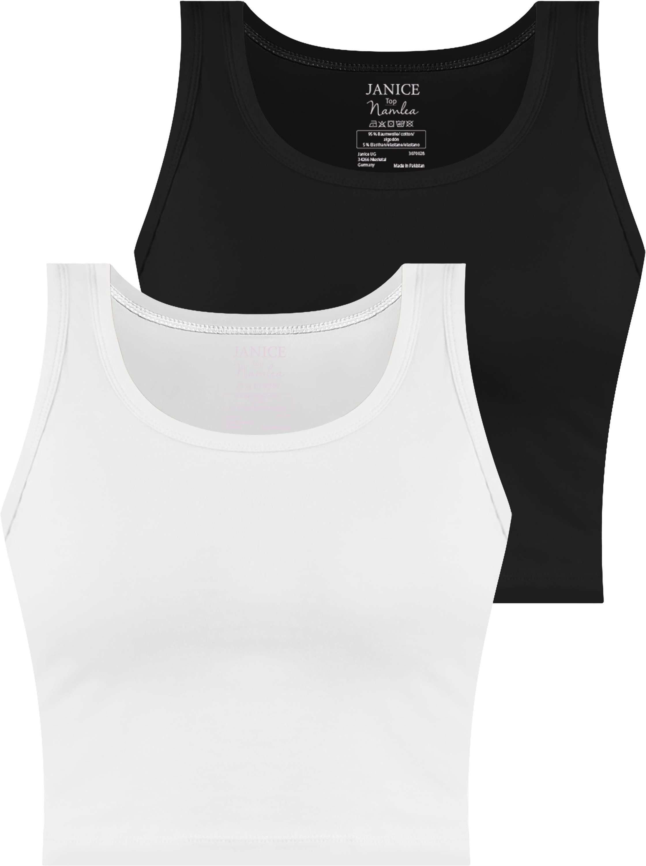 Janice Tanktop 2 x Damen crop günstig online kaufen