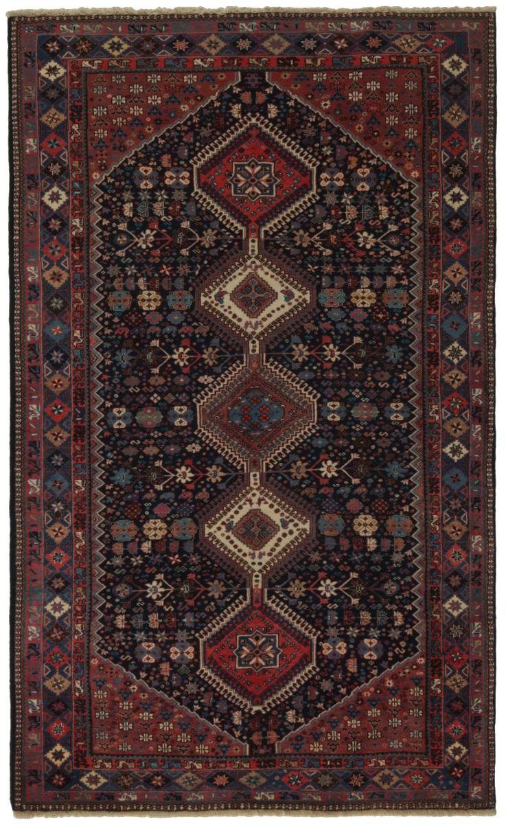 Orientteppich Yalameh Sherkat 144x249 Handgeknüpfter Orientteppich / Perserteppich, Nain Trading, rechteckig, Höhe: 12 mm