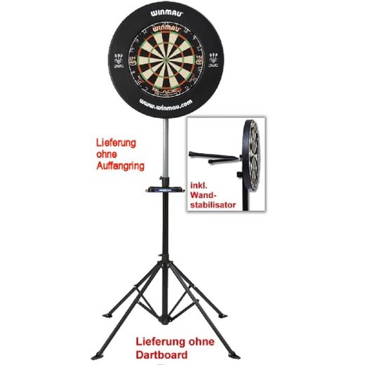 Winmau Dartscheibe »Dartboardständer xtreme 2«, stabile schwarze