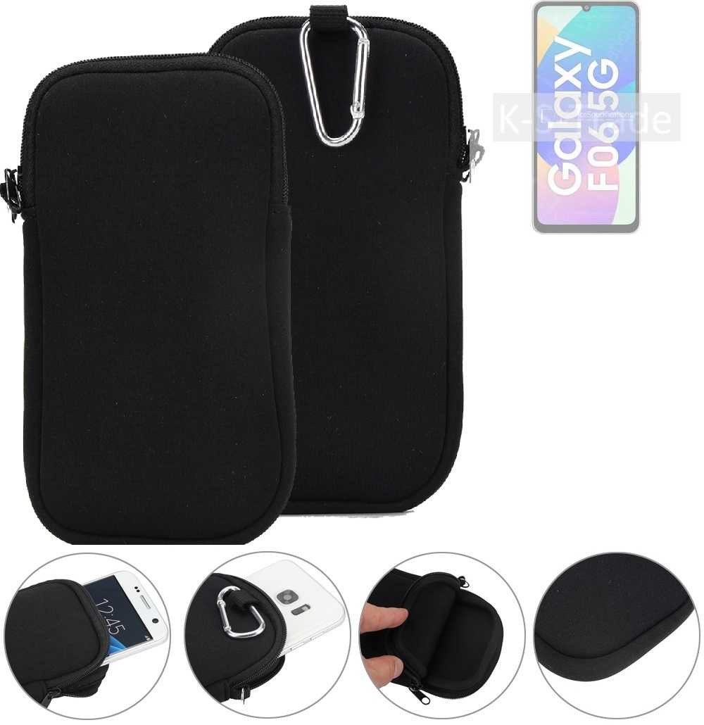 K-S-Trade Handyhülle für Samsung Galaxy F06 5G, Neopren-Hülle Handyhülle Schutzhülle Neoprenhülle Sleeve