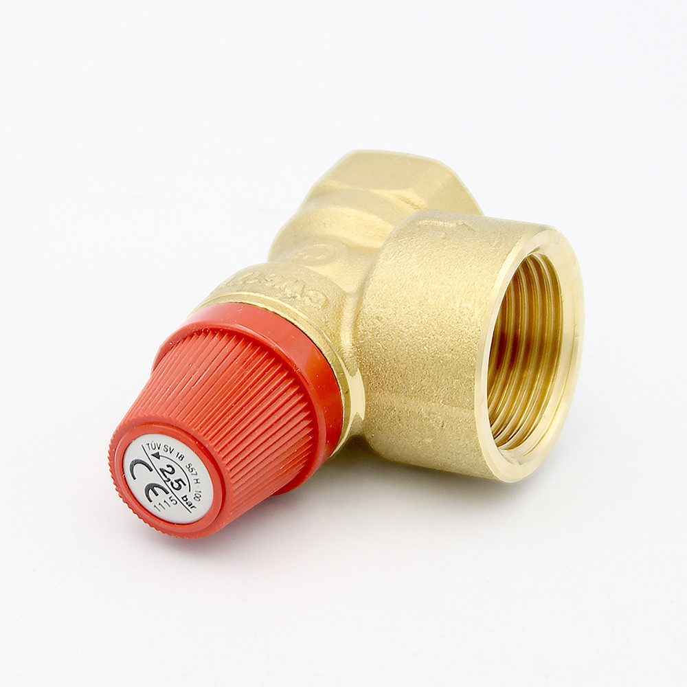 Caleffi Thermostatventil Membran Sicherheitsventil 3/4 Zoll 2,5 bar Überdruckventil
