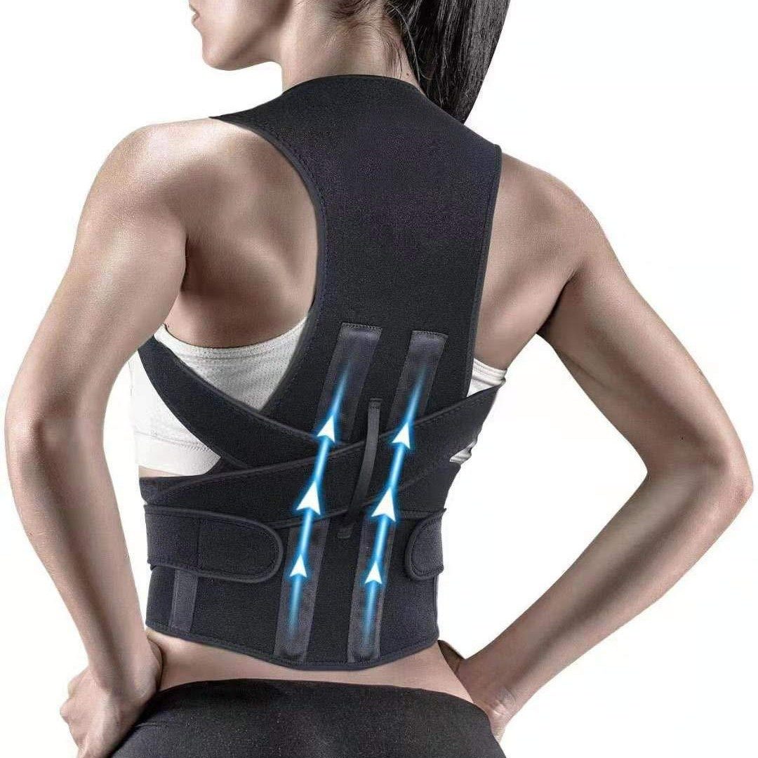 AURIVION Rückenbandage Rückenbandage Haltungskorrektur, Rückenstütze Damen Herren (Einzelprodukt (1-teilig), 1-tlg., 1× Rückenbandage, verstellbar, für Damen & Herren), Haltungskorrektur, Rückenstütze, atmungsaktiv, verstellbar, bequem