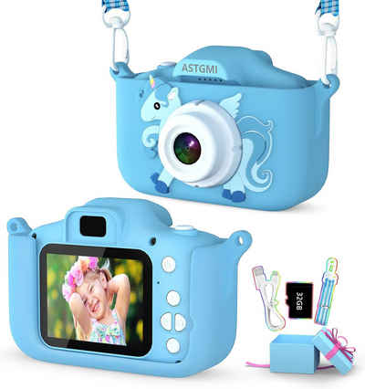 ASTGMI Kinderkamera (20 MP, 5x opt. Zoom, mit 1080PHD-Bildschirm,Multifunktionalen Features,Sicheren Materialien)
