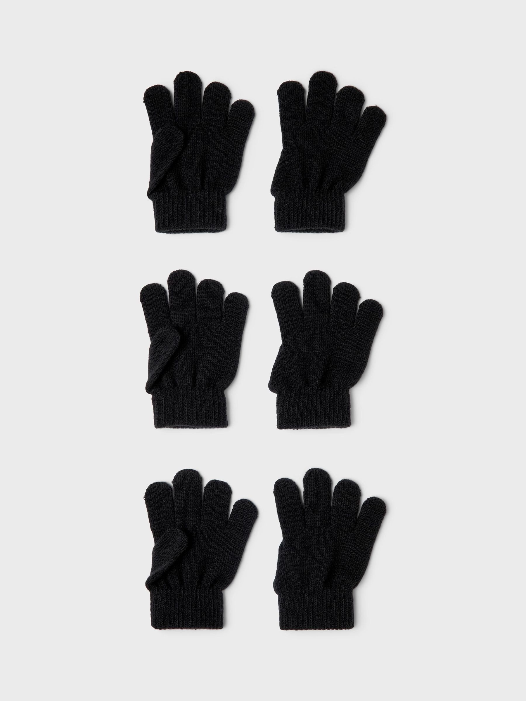 Name It Strickhandschuhe NKNMAGIC GLOVES 3P NOOS (Packung, 3-St)