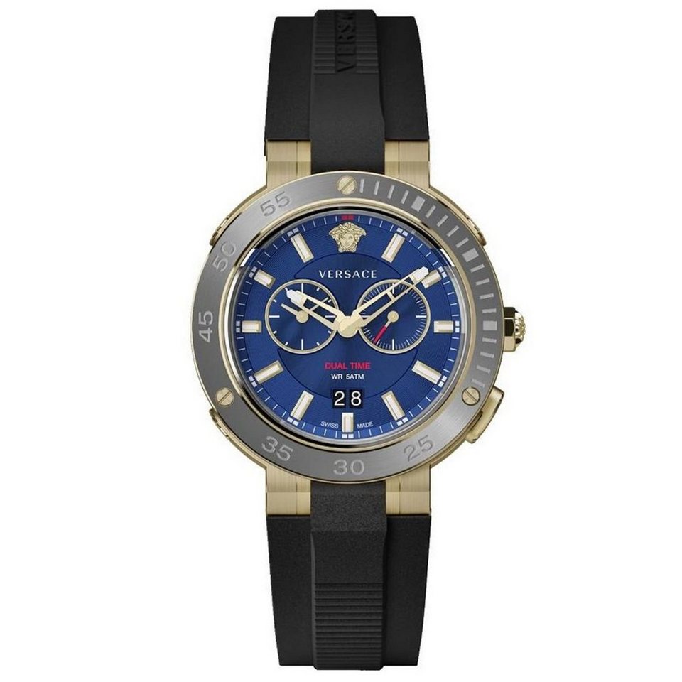 Versace Schweizer Uhr V-Extreme, Versus by Versace Herren Uhr Armbanduhr  Modell: V-Extreme VECN00119 Edelstahl