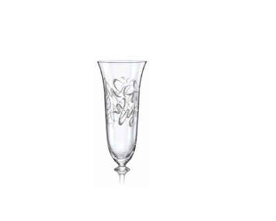 Crystalex Sektglas Royal C5646 (Ge) 190 ml 6er Set, Kristallglas, Pantografie, Kristallglas