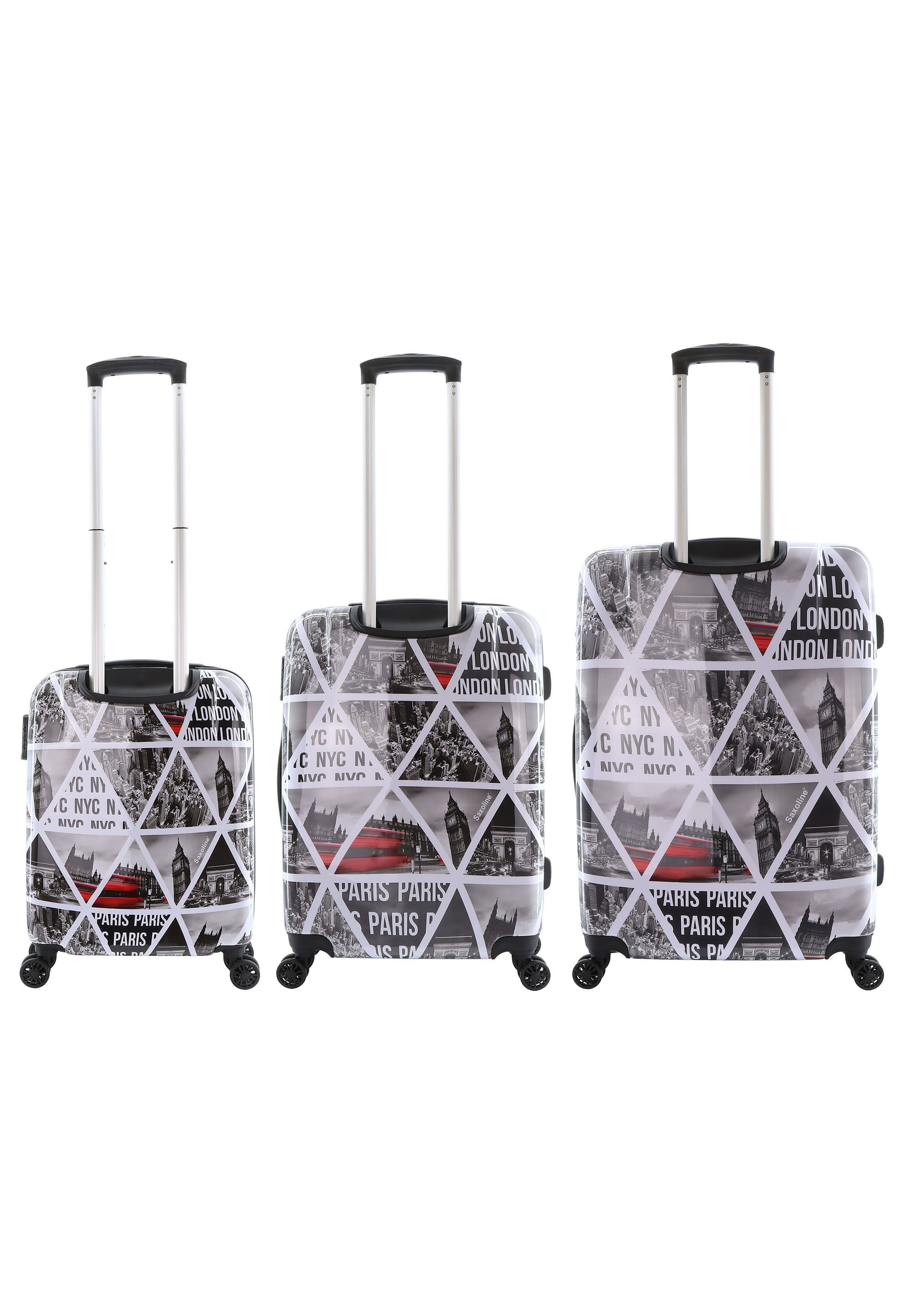 Saxoline® Koffer Cities, hergestellt aus Acrylnitril-Butadien-Styrol (ABS)