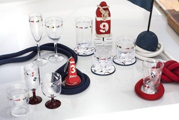 Marine Business Sektglas Champagnerglas Set 6 Stück unzerbrechlich - Regata, MS-Kunststoff