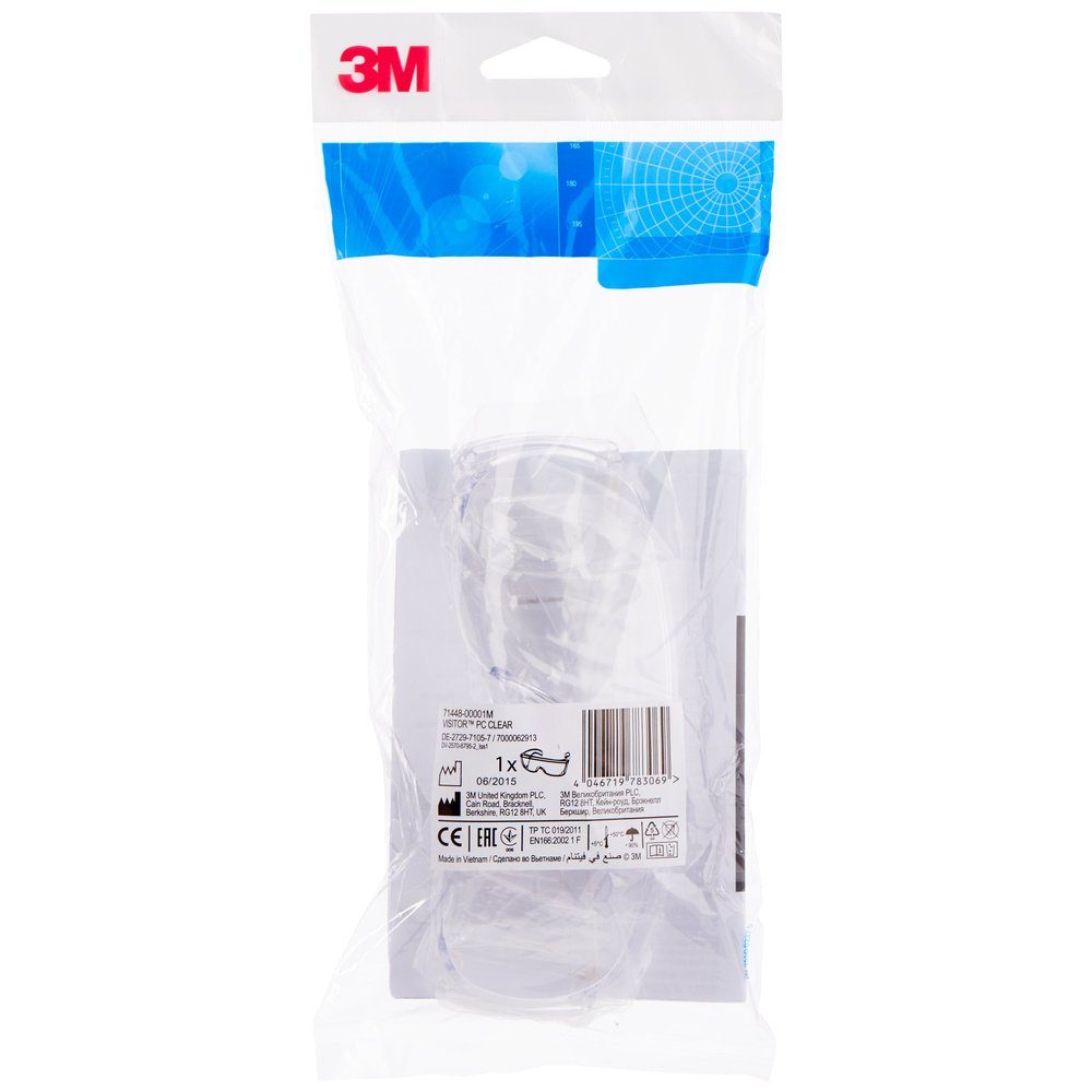 3M Arbeitsschutzbrille 3M VISITOR Überbrille Transparent EN 166 DIN 166