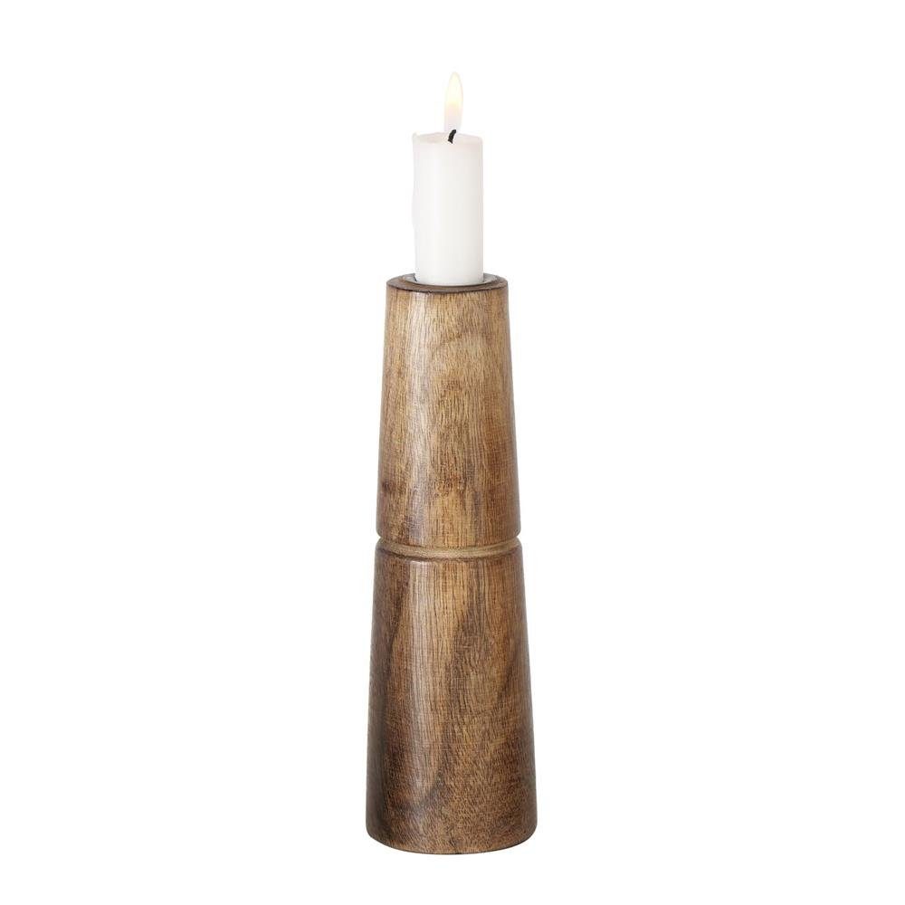 BOLTZE Kerzenleuchter Hotou, 19 für cm, Stabkerzen Holz, aus