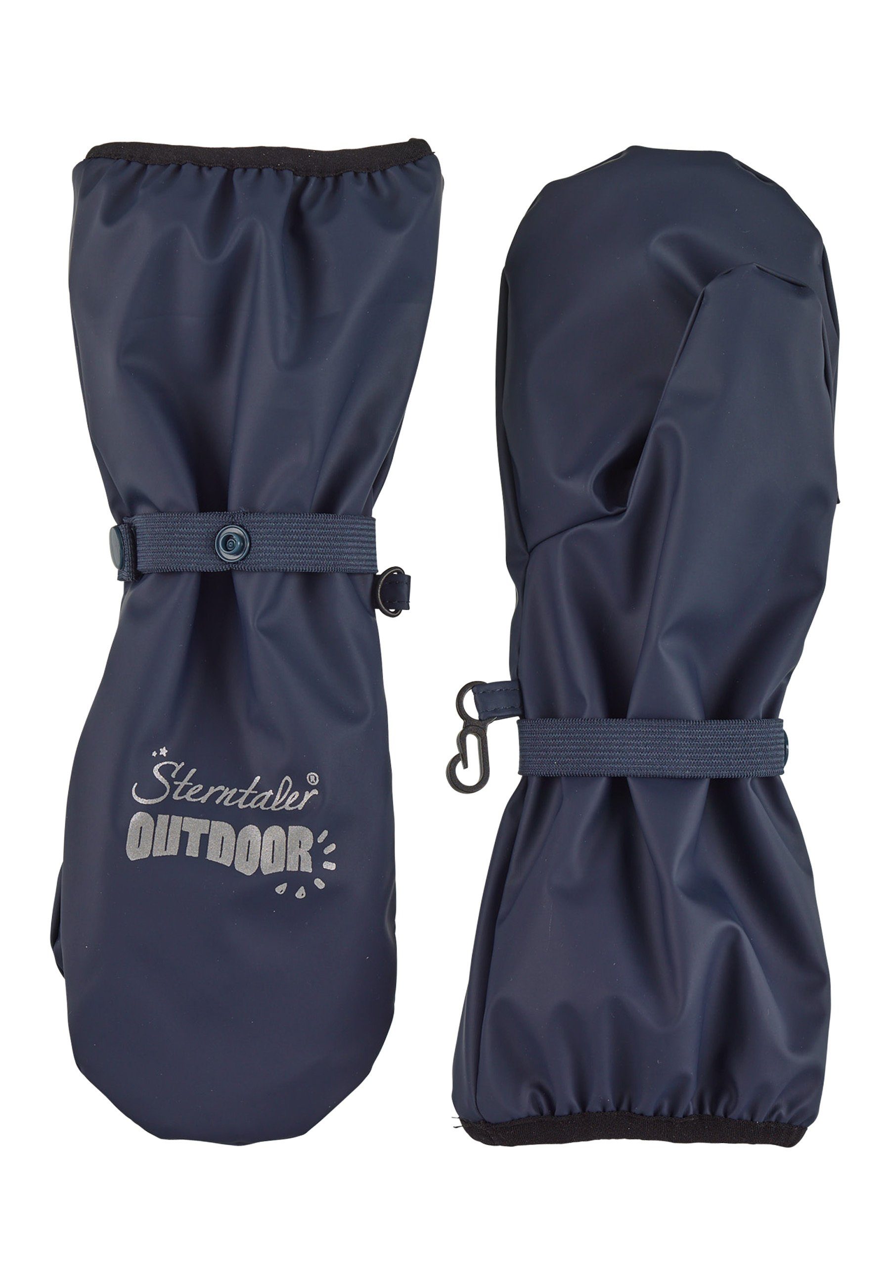 Sterntaler® Fäustlinge Stulpen-Handschuh (1-St) Wasserdichter Handschuh mit Stulpe, reflektierendem Logo & Druckknopf – Bild 2 von 5