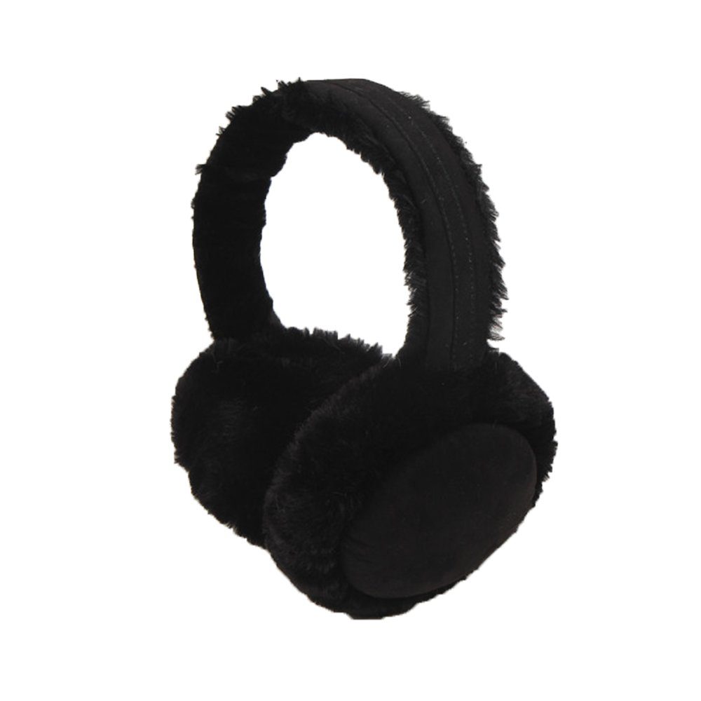 Ohrenwärmer kuscheliger Juoungle Winter Warme Ohrenwärmer Verstellbarer Ohrenschützer Schwarz