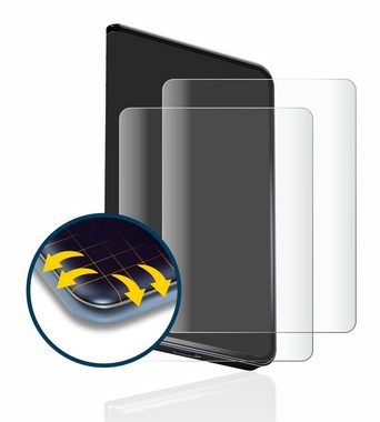 BROTECT Full-Screen Schutzfolie für Ledger Stax crypto wallet, Displayschutzfolie, 2 Stück, 3D Curved klar