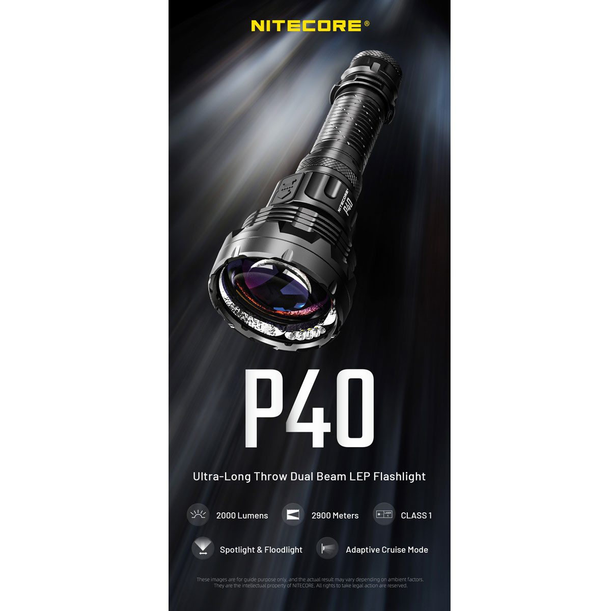 Nitecore LED Taschenlampe P40 2000 Lumen - LED Taschenlampe – Bild 4 von 5